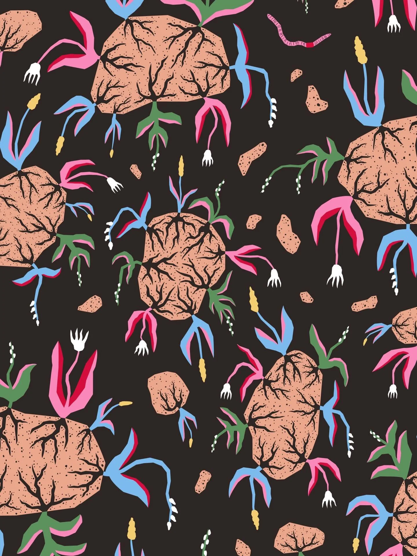 🌱 UNDERJORD 🌱
Kommer inte ih&aring;g senast jag hade inspiration eller ork att f&auml;rdigst&auml;lla ett m&ouml;nster, men &auml;ntligen! Vad tycker ni? Jag har inte tappat det helt va? Hehe.
Nu ska jag bara komma tillbaka till s&ouml;mnaden, mell