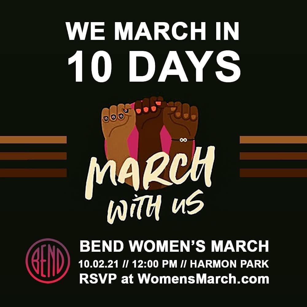 10 DAYS. 

&nbsp;&iexcl;Mi cuerpo es m&iacute;o yo decido!

#womensmarch #inbend #bendoregon #justice #abortionrights #womensrightsarehumanrights #latinx #latina #WOC #allwomen #micuerpo #october2 #march #equality #equity #womensmarch2021 #bethediffe