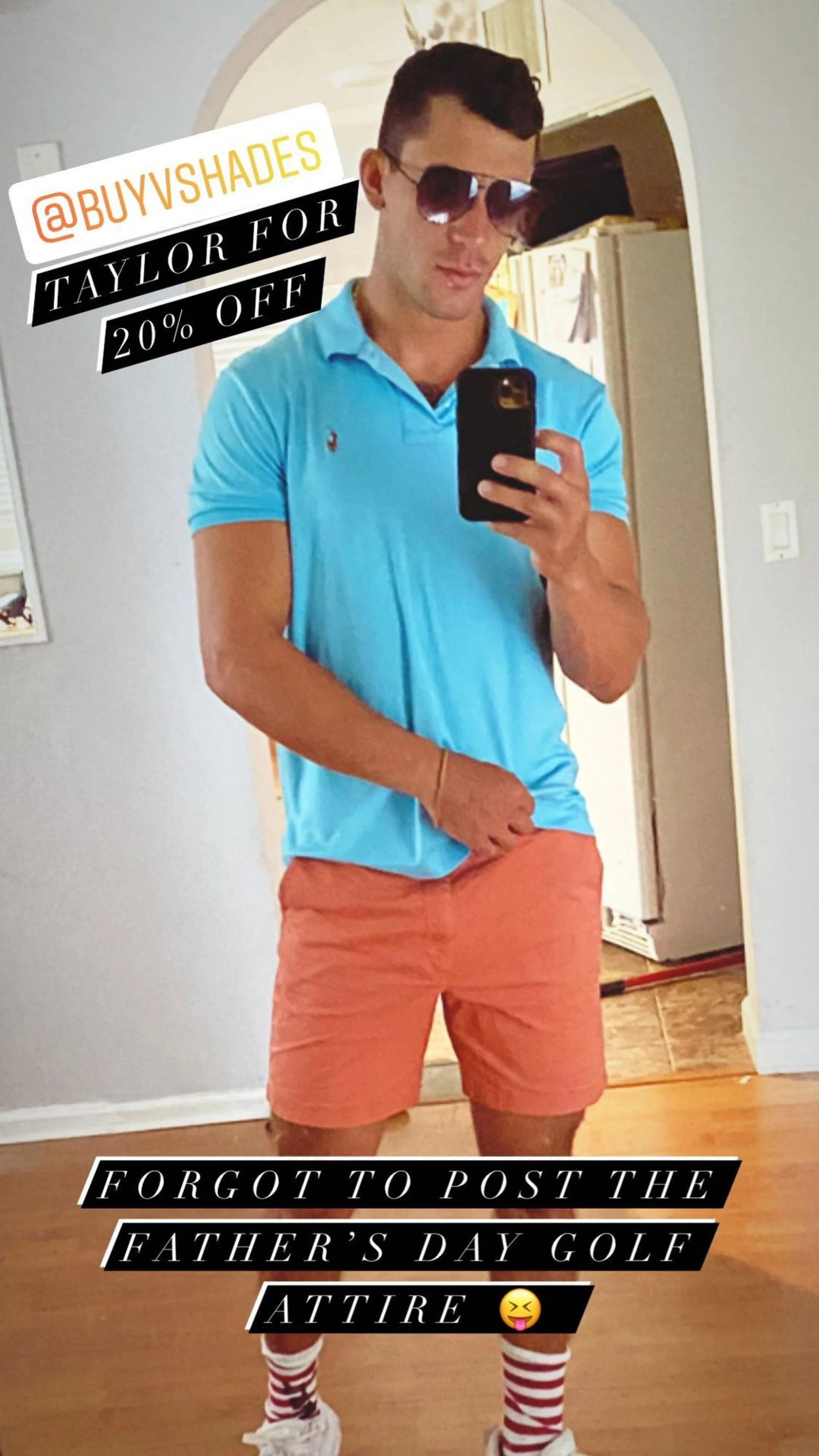 Taylor Davis wearing 'Hot' by V SHADES