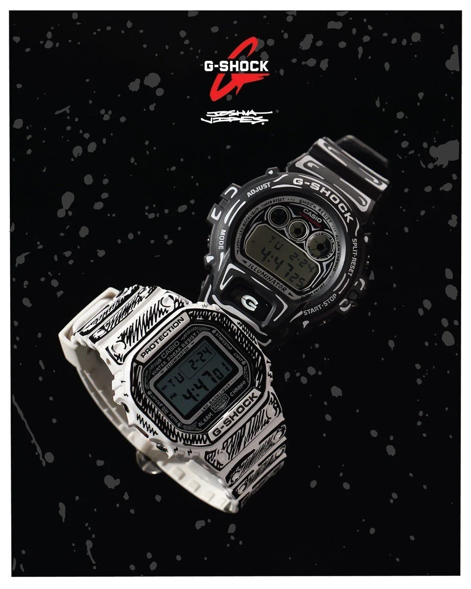 Casio America Launches Limited-Edition G-SHOCK Collaboration With Joshua Vides