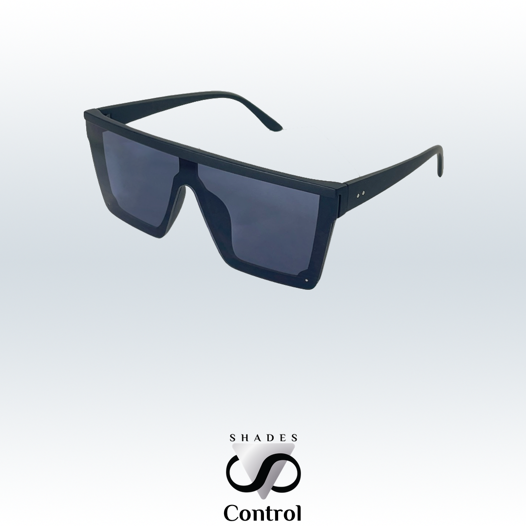 Empire Cove Polygon Sunglasses Metal Frame Classic Gradient Shades UV Protection, Gold/Smoke