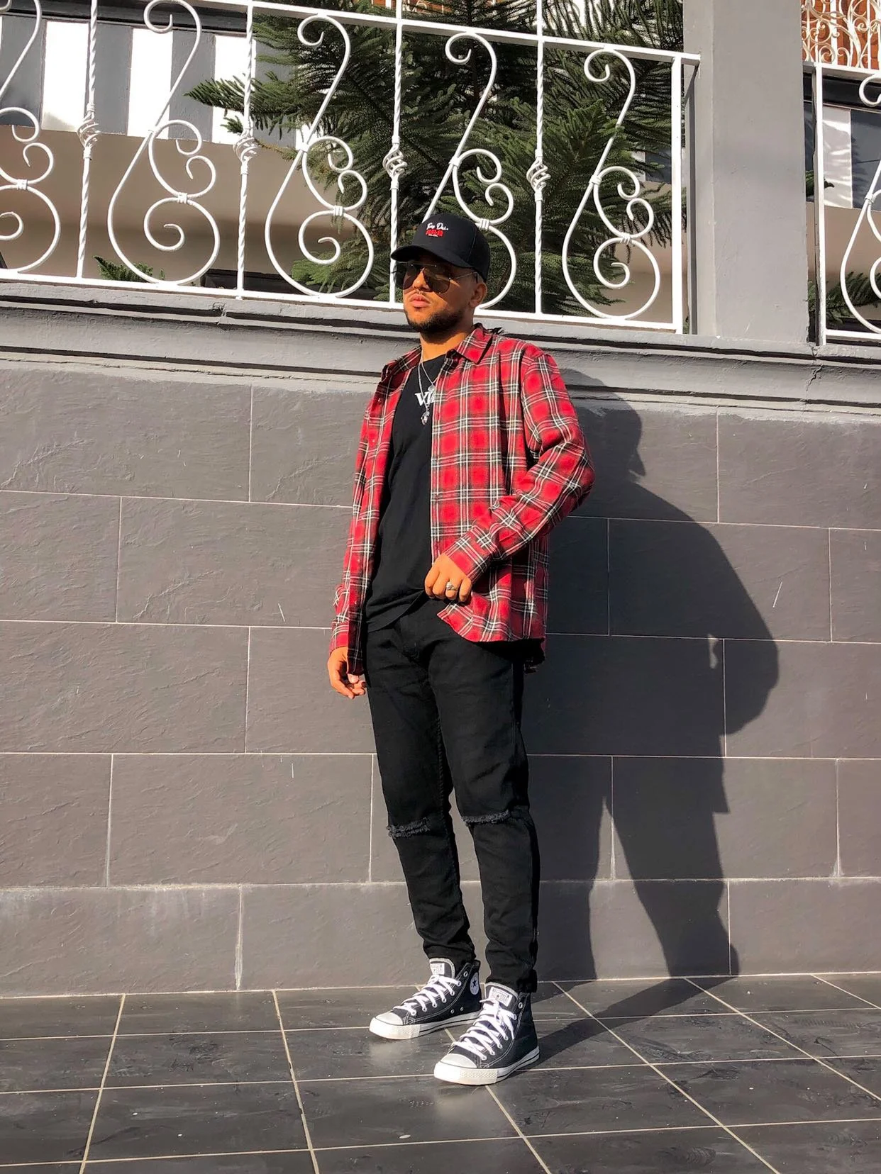 Houssam Sekkaf wearing 'Layover' by V SHADES