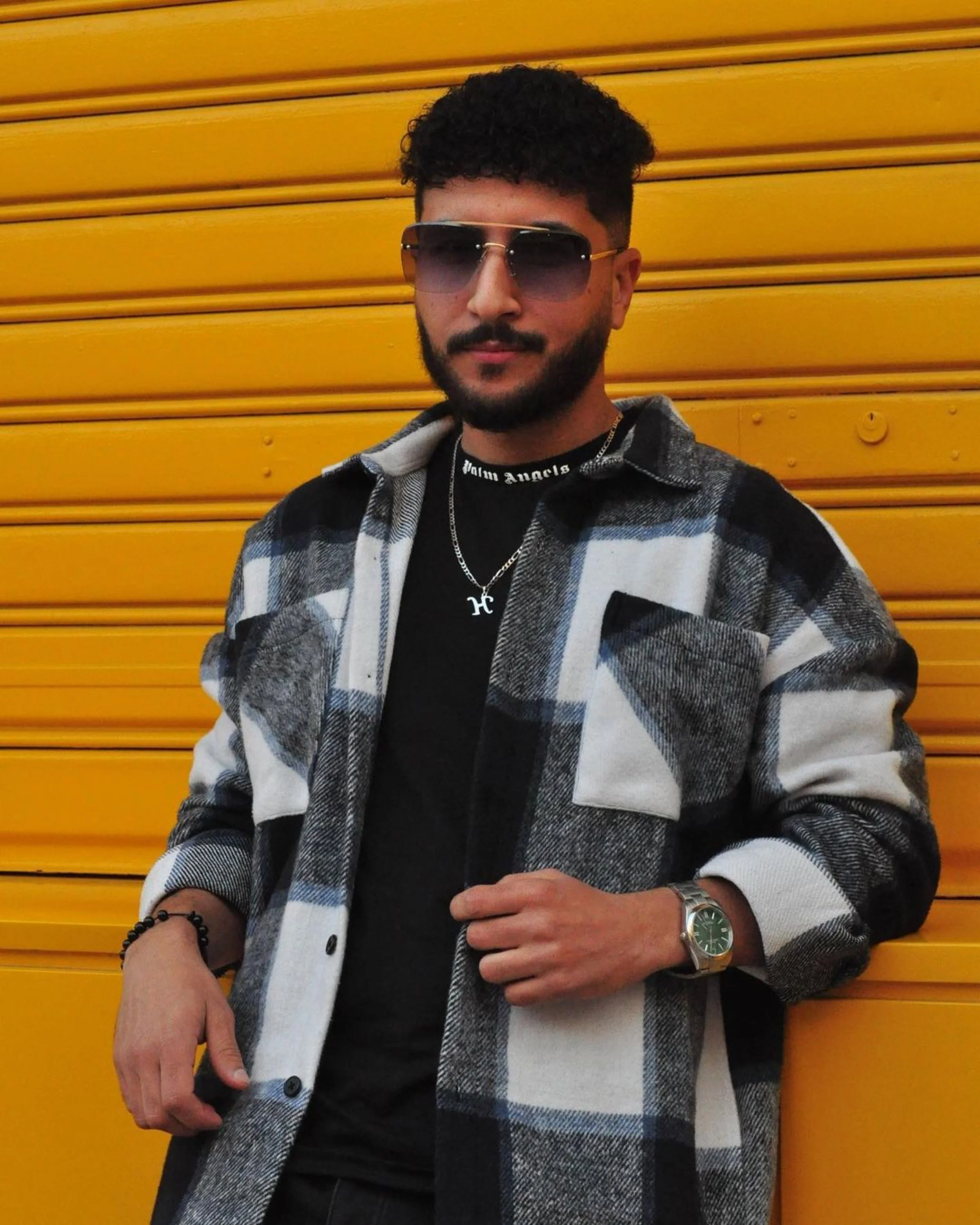 Hasni Khicha wearing 'Treasure' by V SHADES