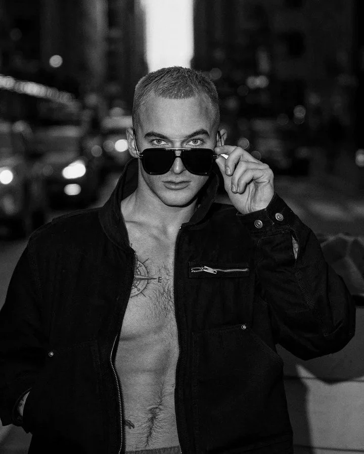 Alex Smith wearing 'Code' Aviator #Sunglasses by #VSHADES 📸 @a.smit02 #Model #Fashion #Eyewear