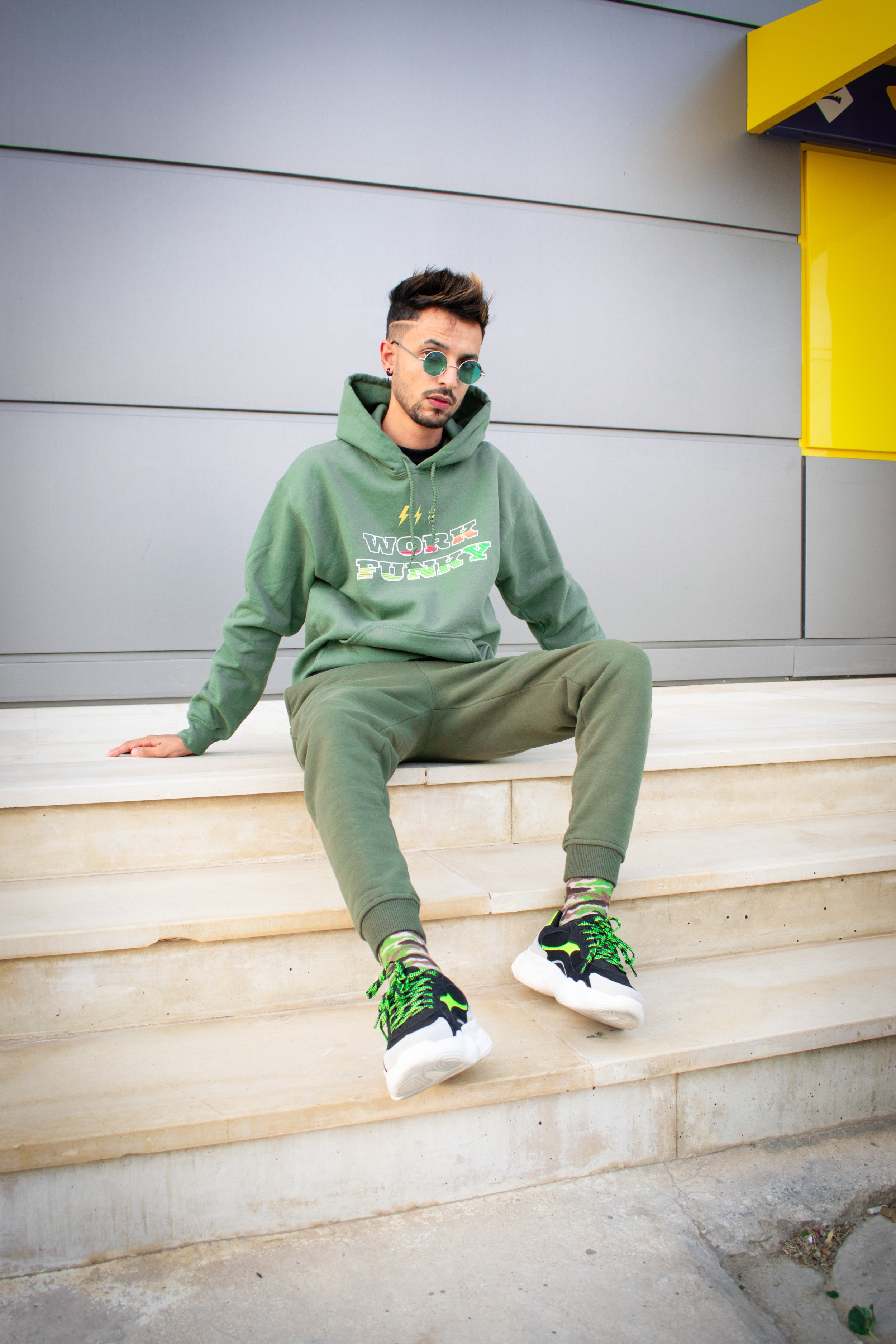 Saif Regaig wearing 'Crush' by V SHADES