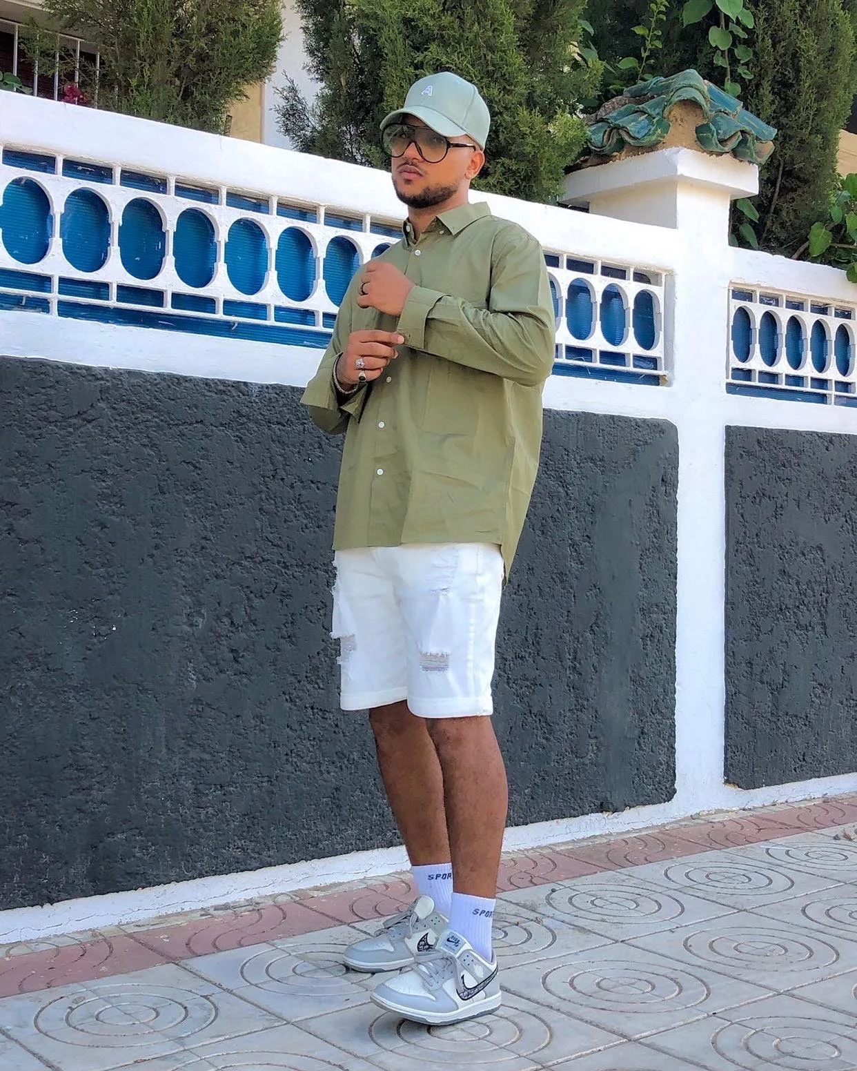 Houssam Sekkaf wearing 'Vision' by V SHADES