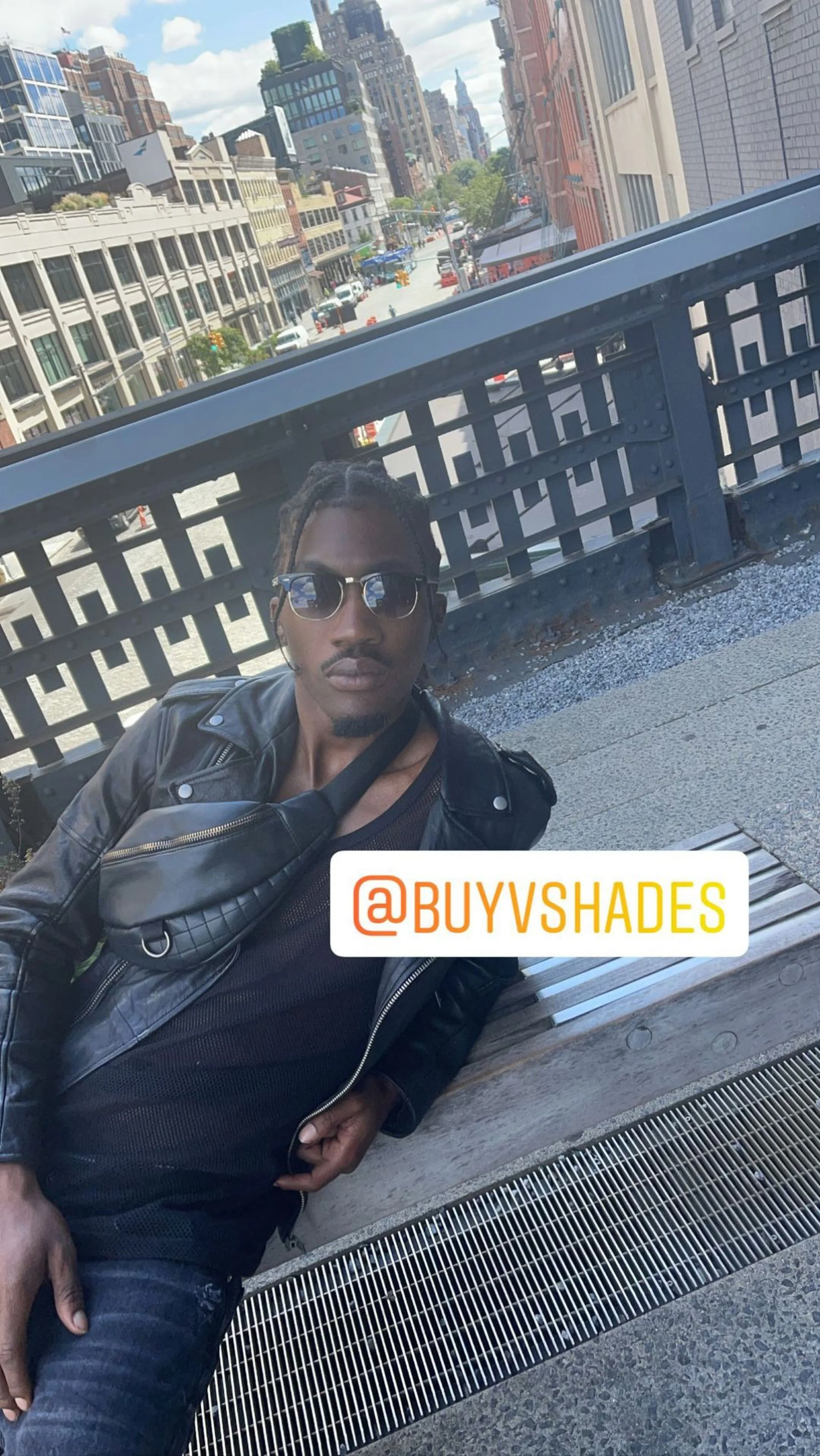 Phrank Tompshun wearing 'Real' by V SHADES • Photo by Seth London