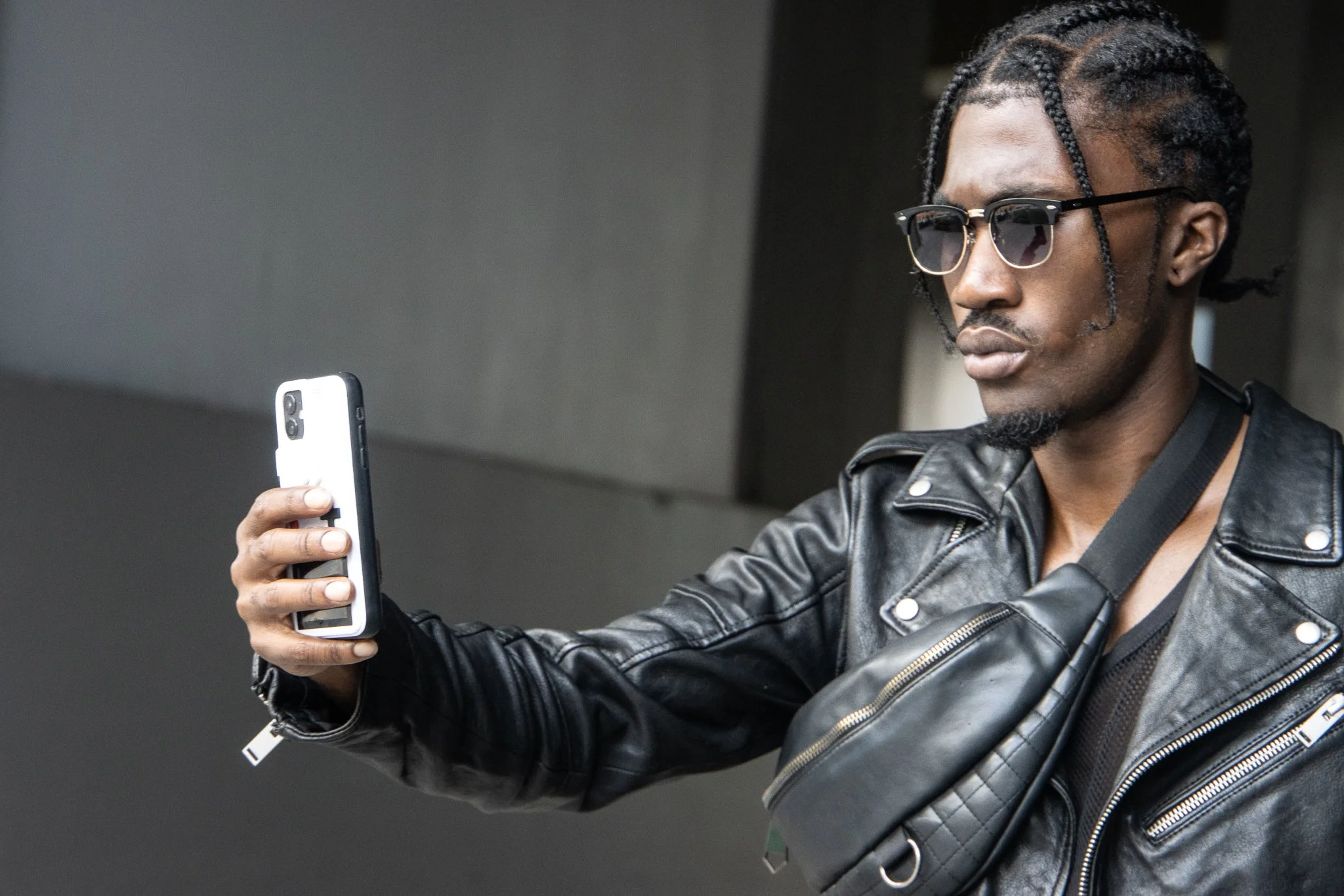 Phrank Tompshun wearing 'Real' by V SHADES • Photo by Seth London