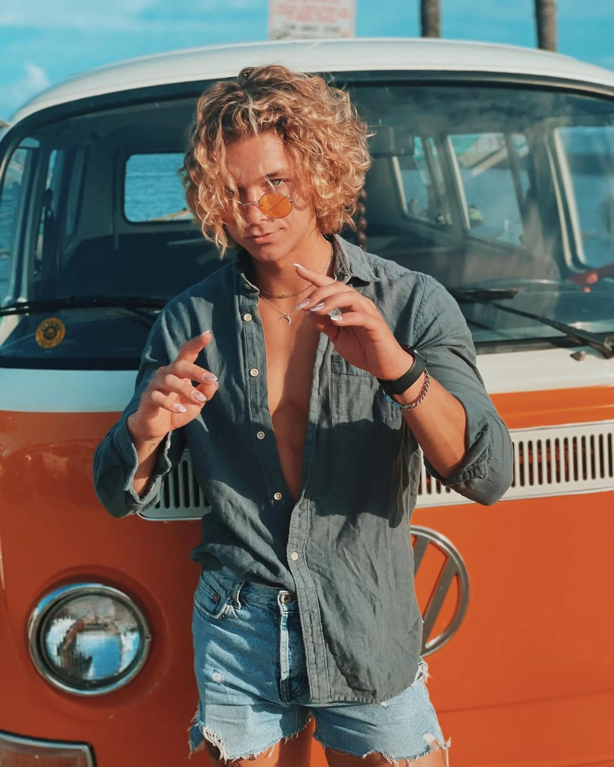 Shawn Tuller wearing 'Geo' by V SHADES • Photo by Ryan Colby Management