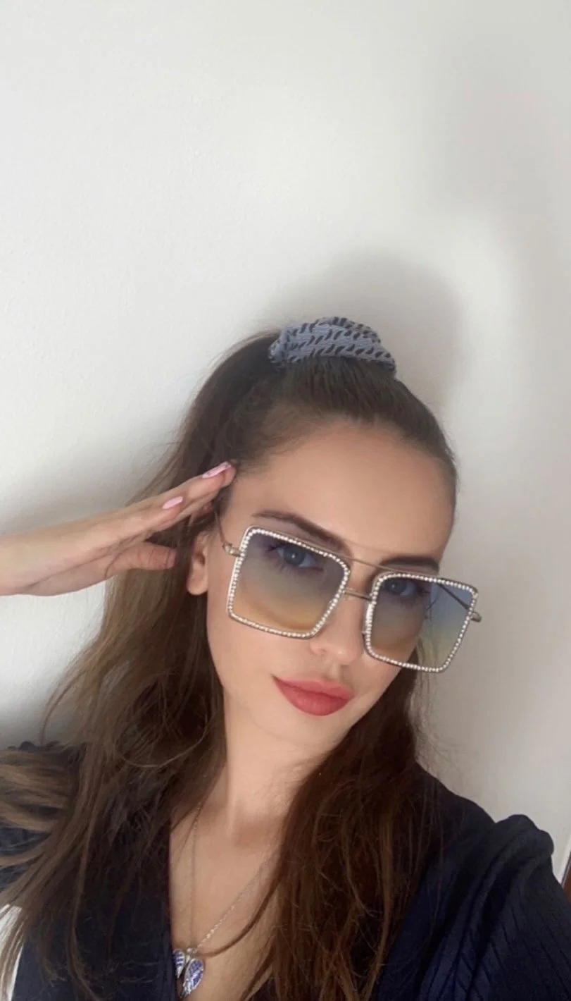 Anisa Dobra V Shades Sunglasses Fashion Model Hollywood embellished 2.JPG