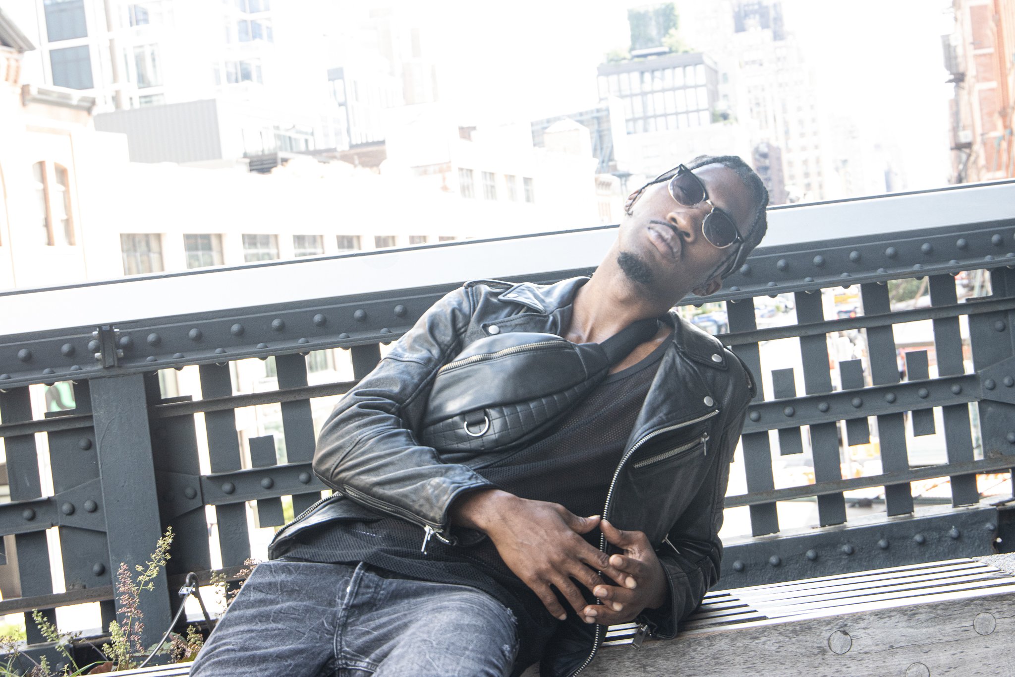 Phrank Tompshun wearing 'Real' by V SHADES • Photo by Seth London