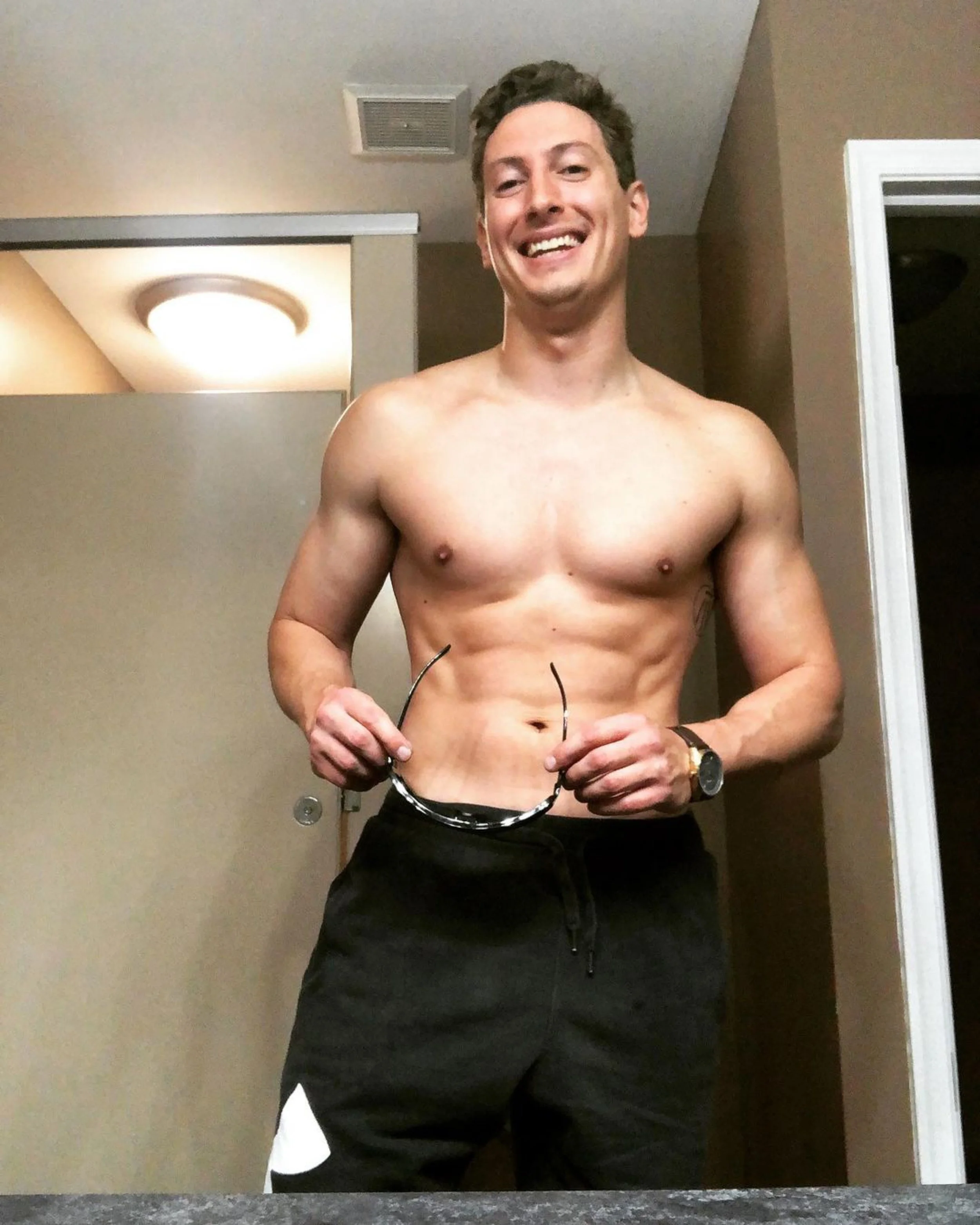 Chase Hunt wearing 'Big Body' by V SHADES • Photo by Ryan Colby Management