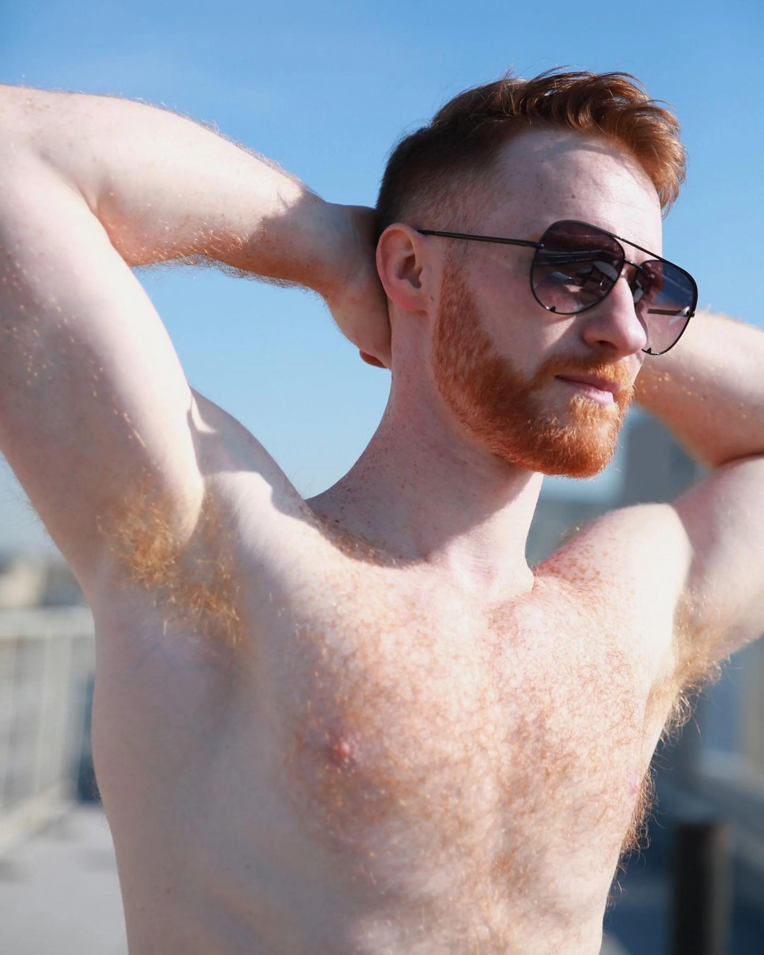 Will Hutcheson wearing 'Hot' by V SHADES