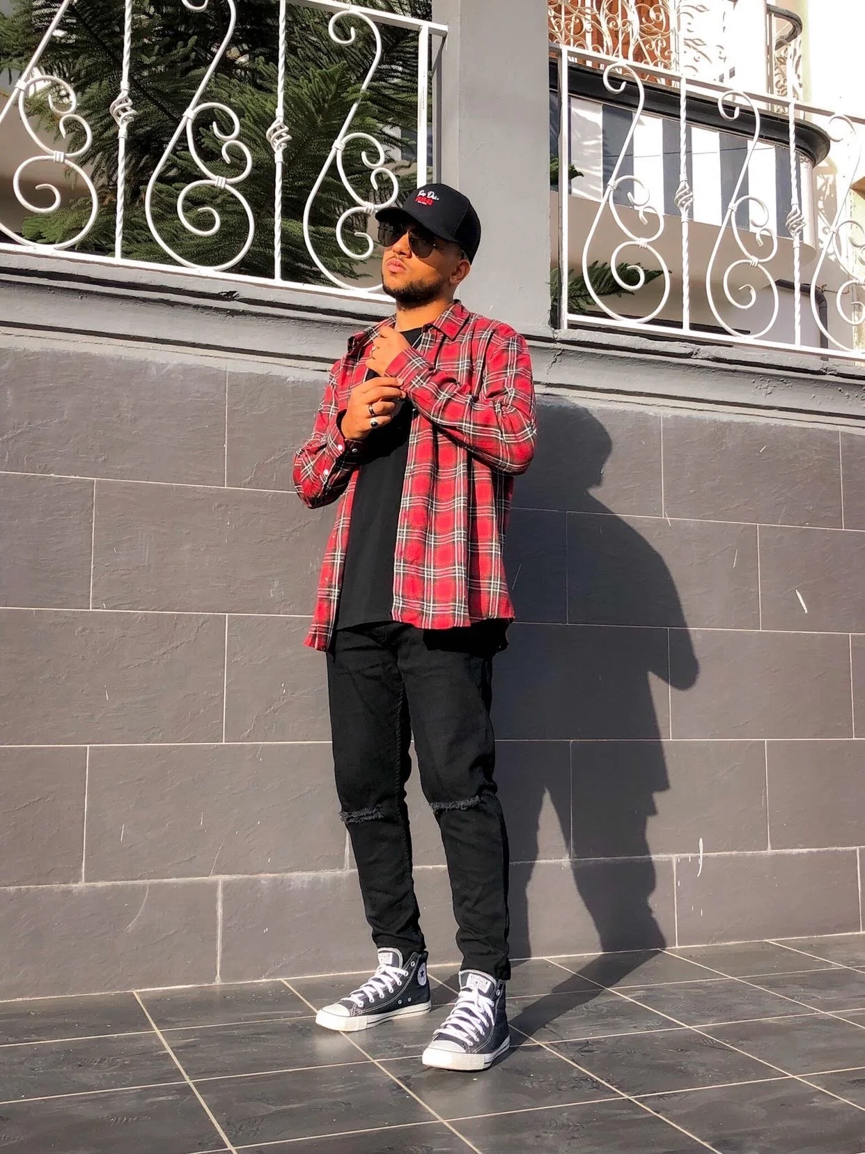 Houssam Sekkaf wearing 'Layover' by V SHADES