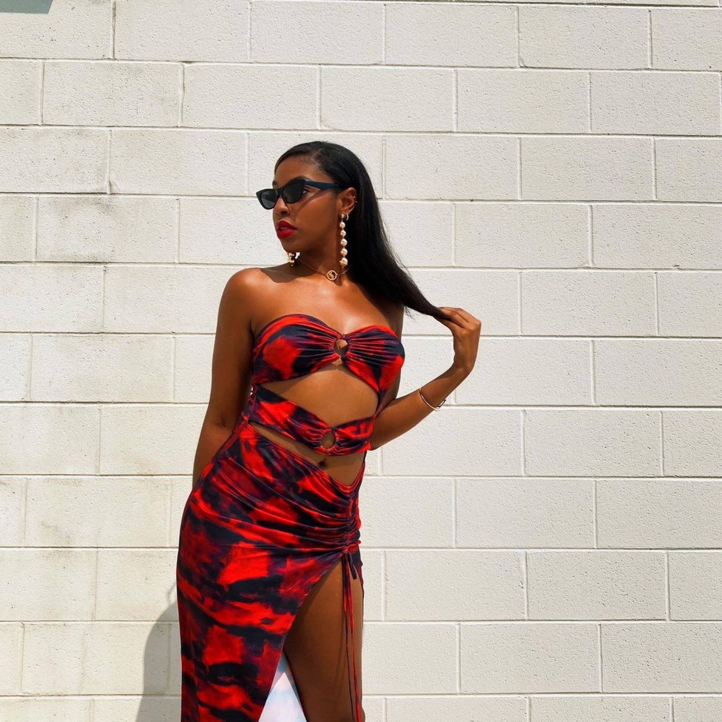 Monica Fitzpatrick Fashion Model V Shades Sunglasses Intuition cat eye 6.JPG