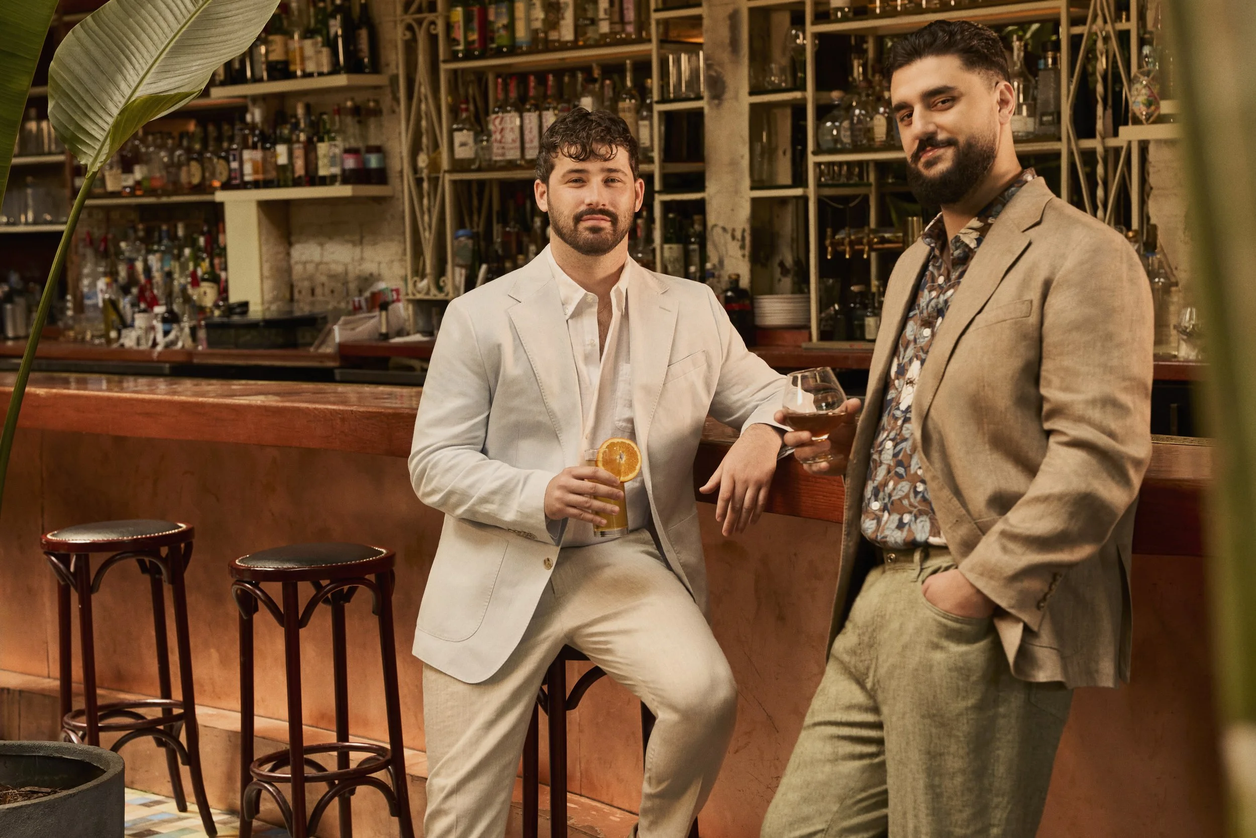 Bonobos Launches Summer Linen Campaign Featuring Joe Santagato and Frank Alvarez
