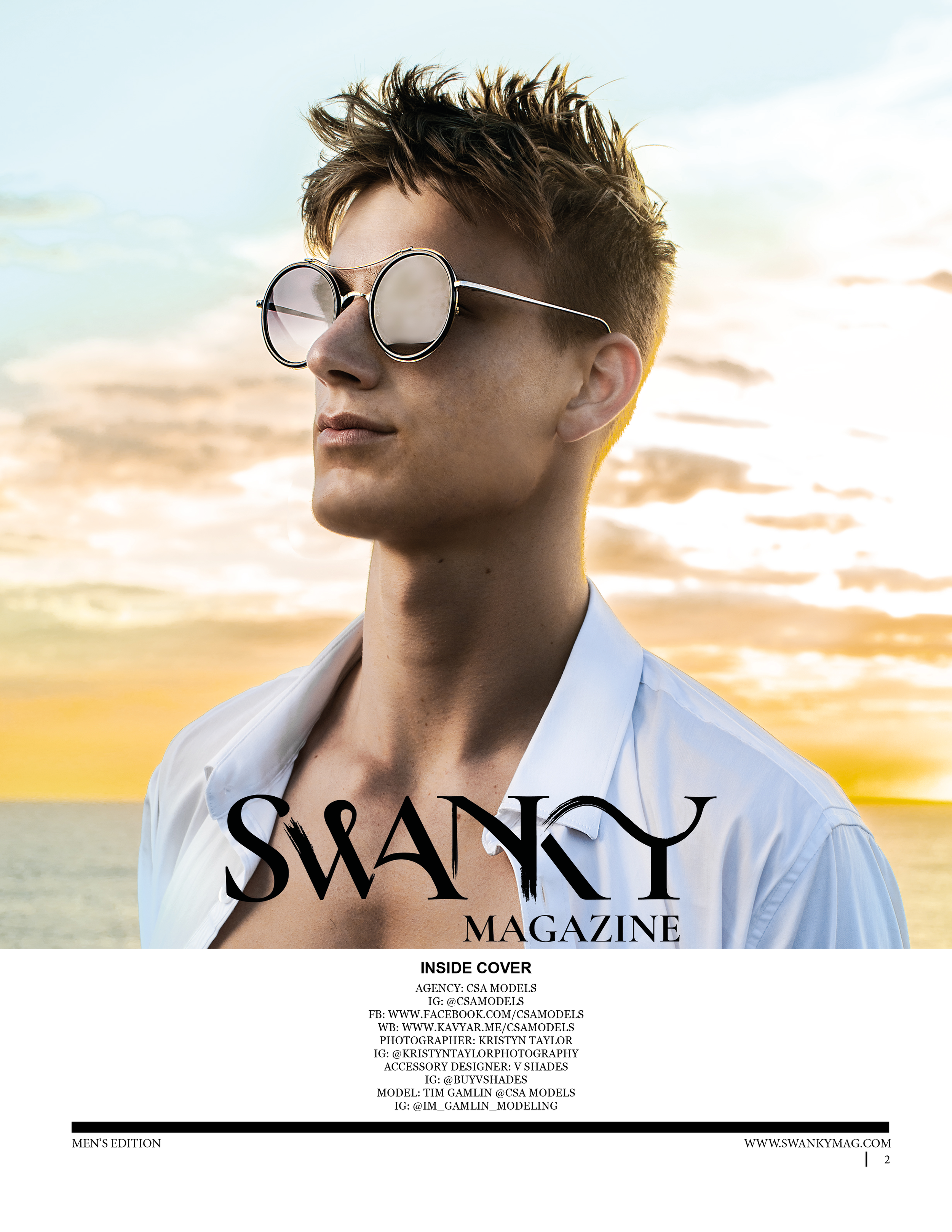 V SHADES Featured Swanky Magazine — V SHADES
