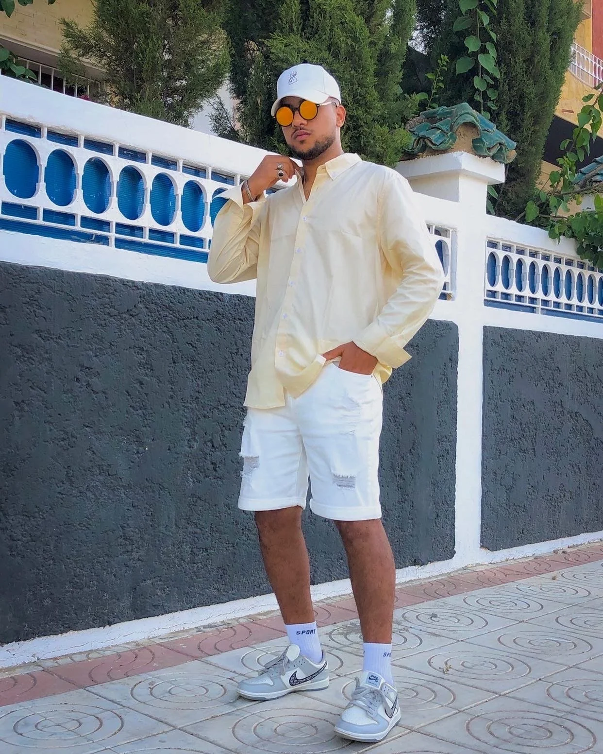 Houssam Sekkaf wearing 'Vortex' by V SHADES