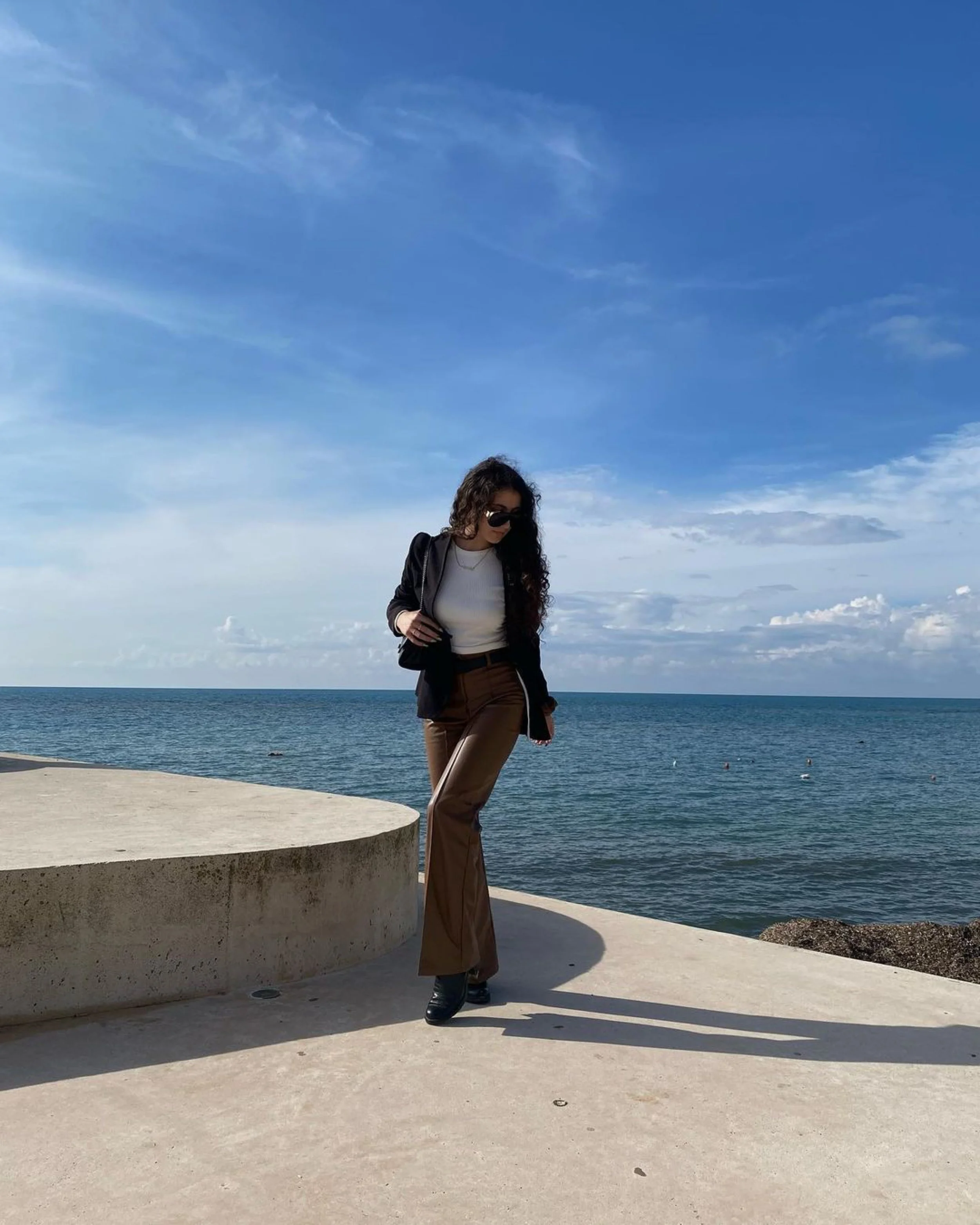 Erida Hoxha Fashion Model V Shades Sunglasses Tower Aviators 4.JPG