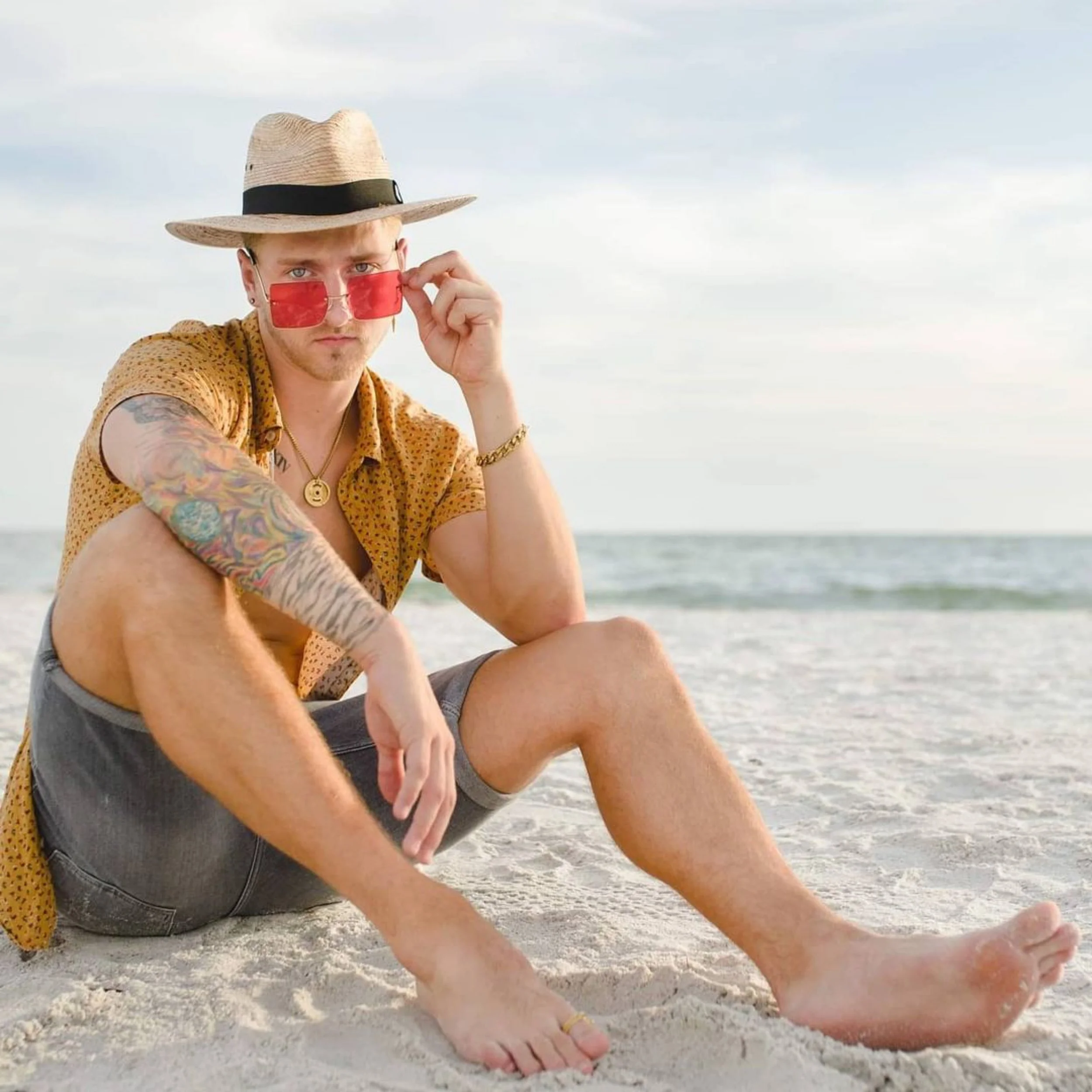 Jordon Deno wearing 'Beauty' by V SHADES • Photo by Global Systems 1 Management