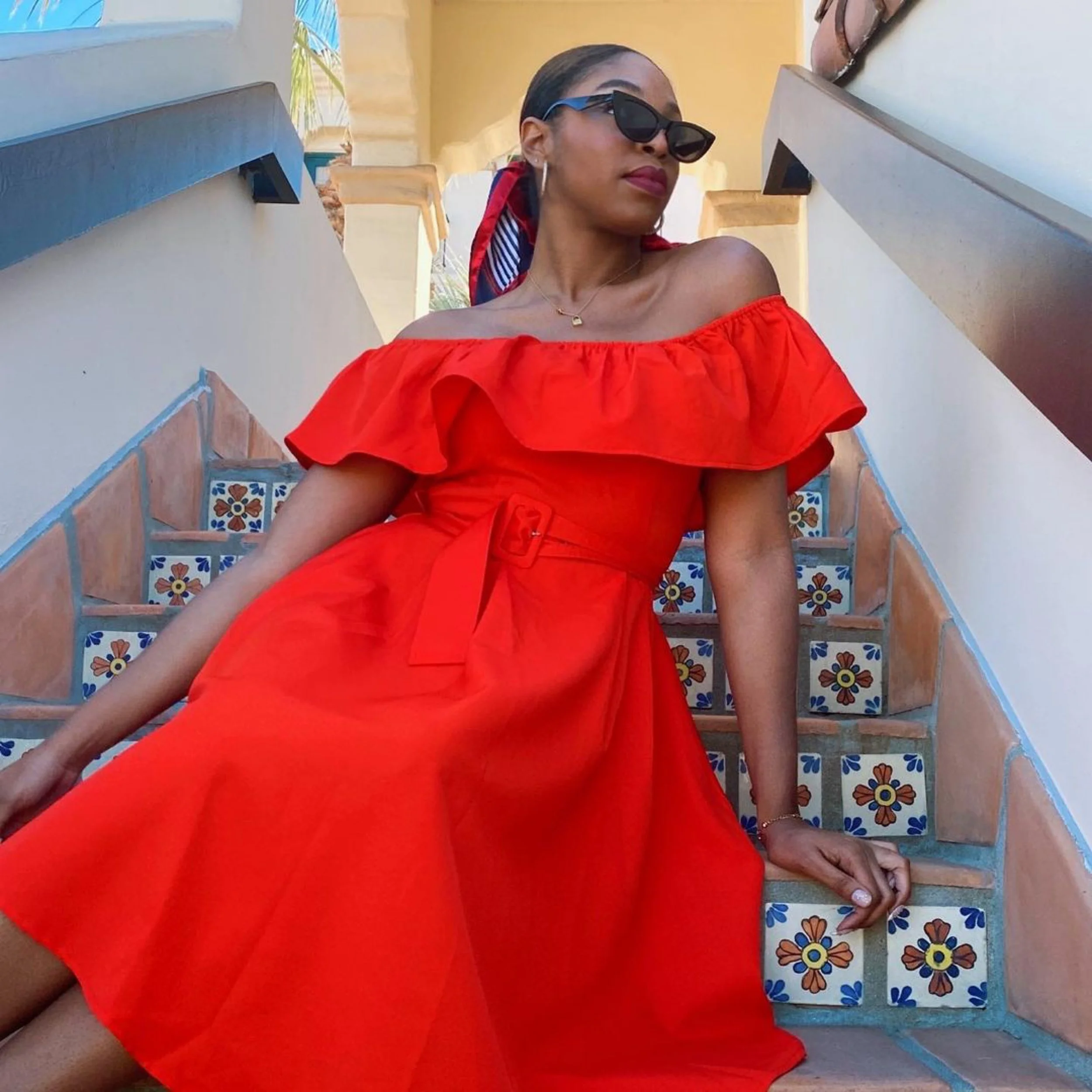 Monica Fitzpatrick Fashion Model V Shades Sunglasses Intuition cat eye 16.JPG