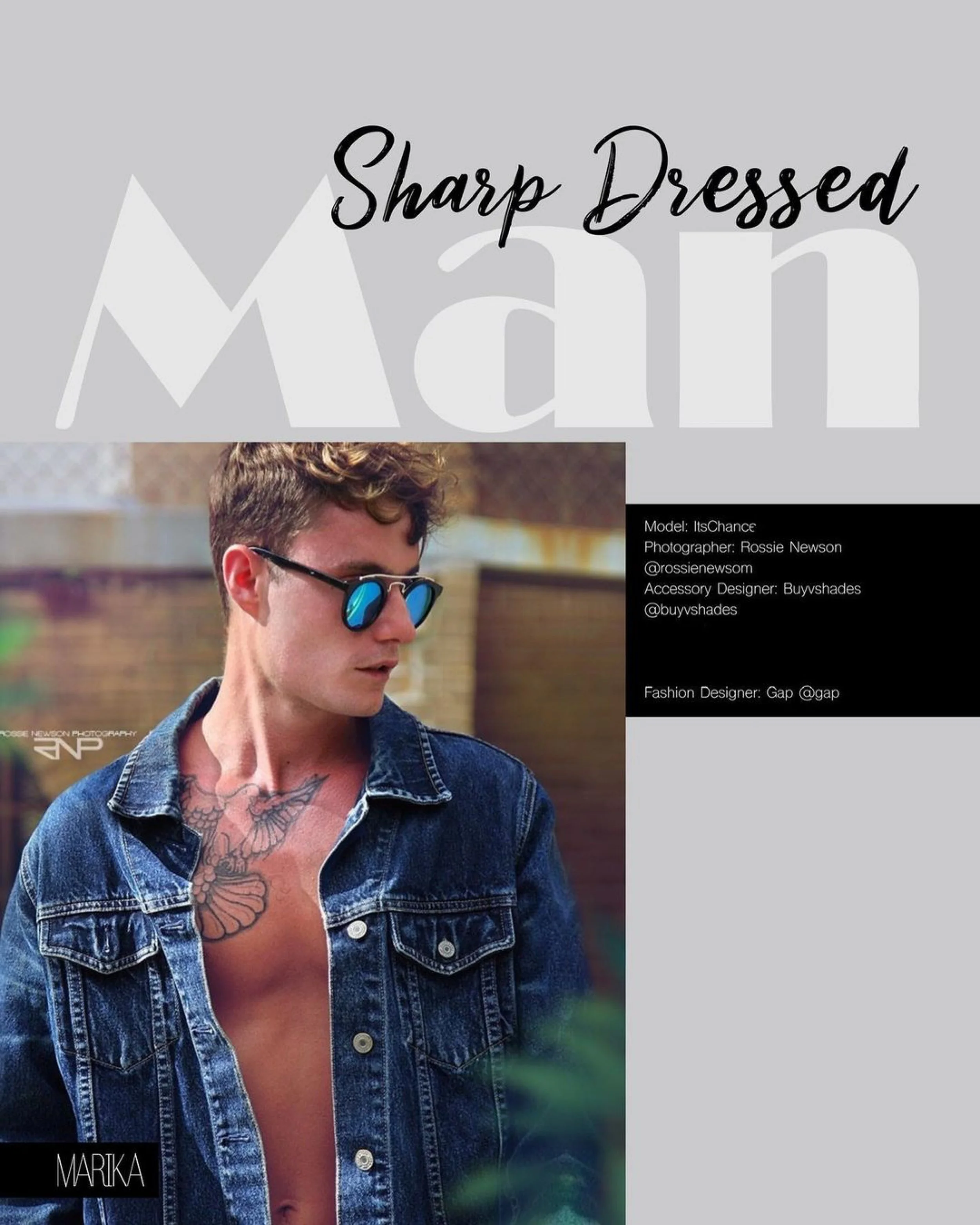 Model Chancellor Fekete Marika Magazine Disclosure Round Reflective V Shades Premium Sunglasses 2.jpg