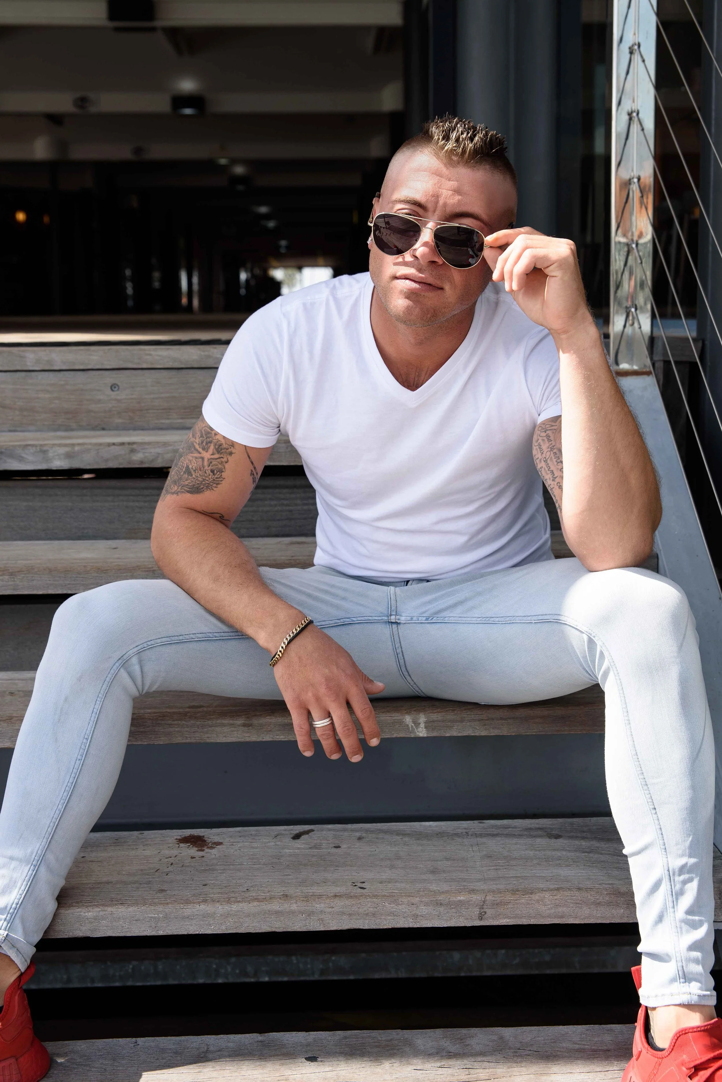 Marcel wearing 'Stealth' by V SHADES • Photo by CSA Models