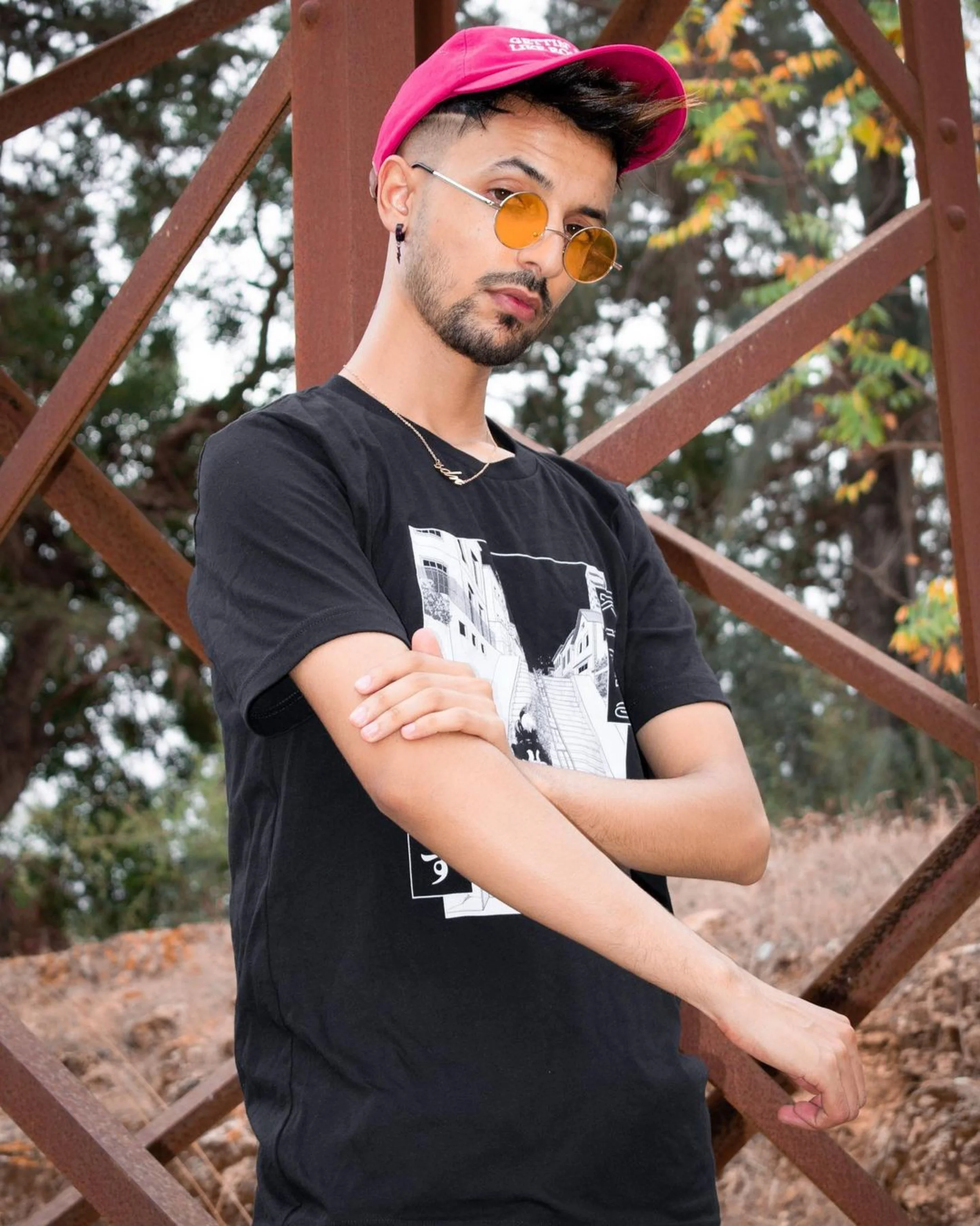 Saif Regaig wearing 'Crush' by V SHADES