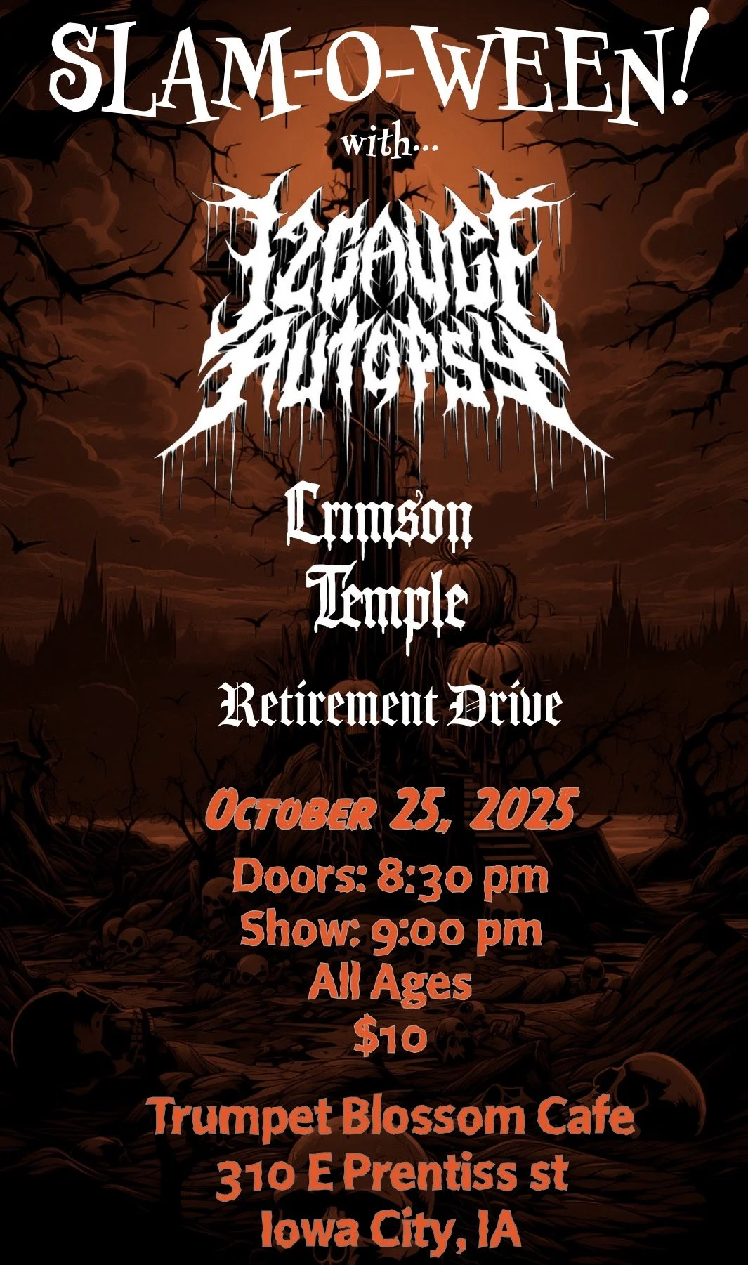 12 Gaugue Autopsy / Crimson Temple / Retirement Drive