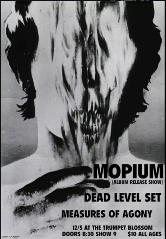 MOPIUM RECORD RELEASE WITH DEAD LEVEL SET &amp; MEASURES OF AGONY