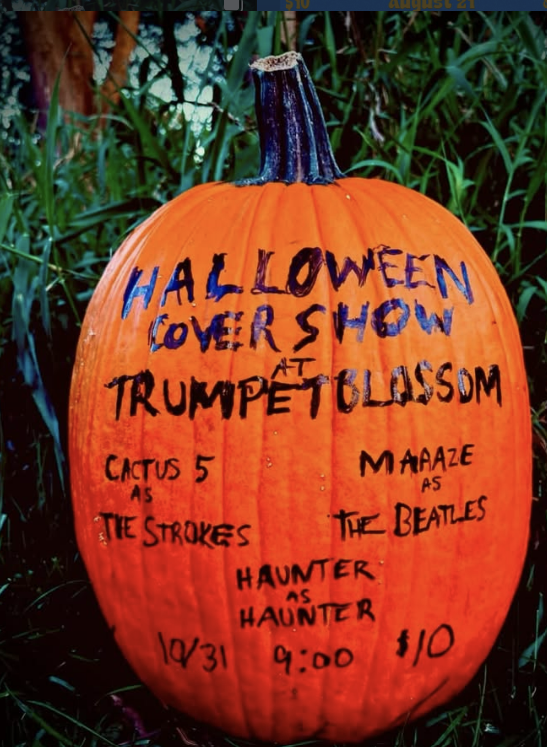 Halloween Cover Show with Cactus 5 as The Strokes / Maaaze as The Beatles / Haunter as Haunter