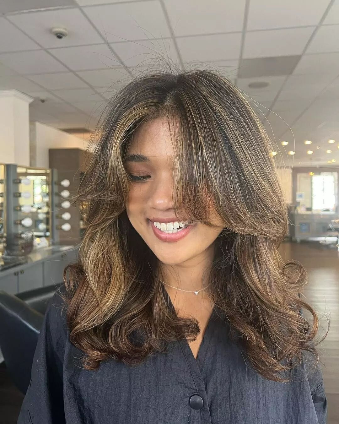 🥰Happy hair = happy client! balayage by @hair.bydalilah💃🏼