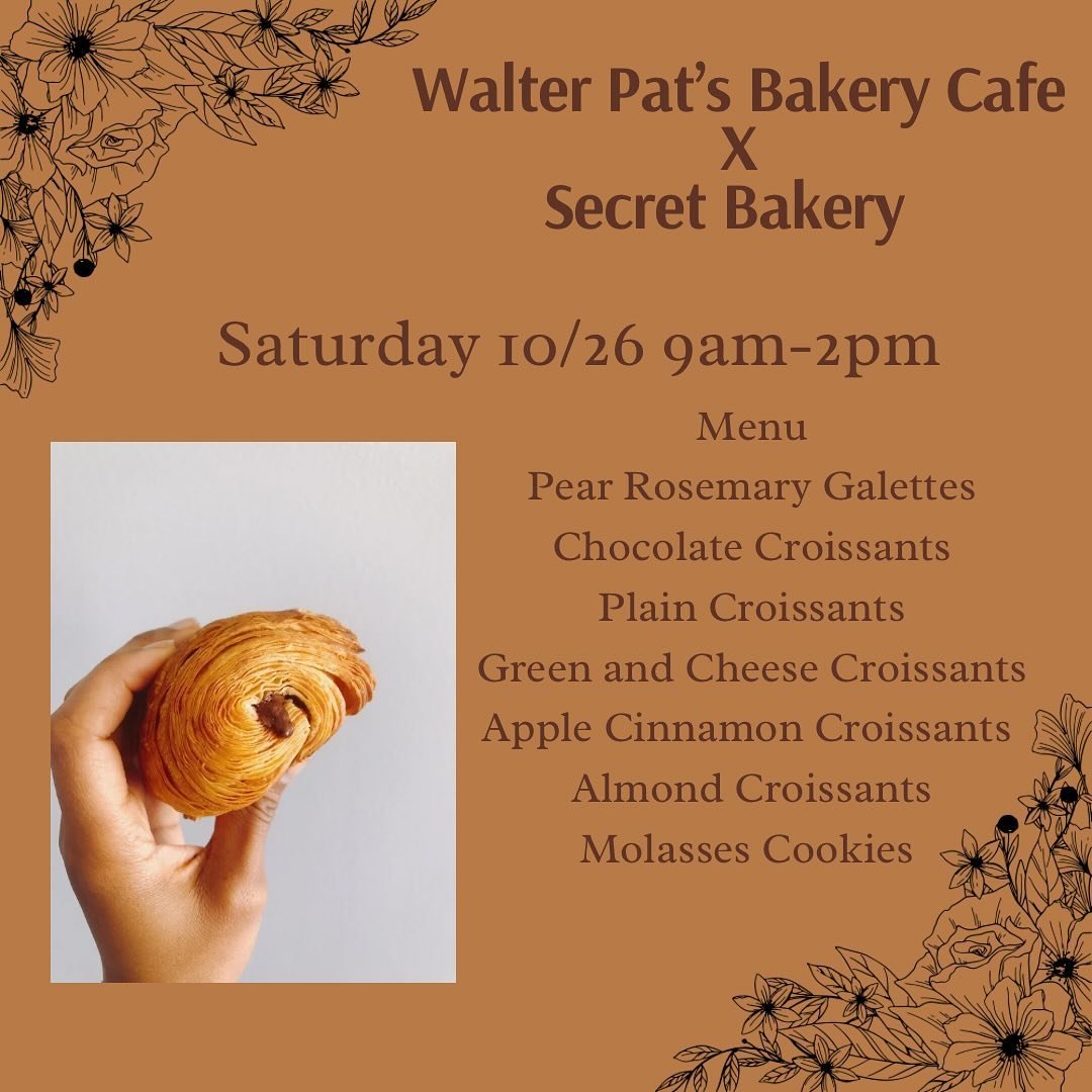 Shhhh it&rsquo;s a secret but tell everyone!! I&rsquo;ll be popping up @leonardmaxbread Secret Bakery (821 Livernois St, Ferndale) with sweet and savory croissants this Saturday 10/26 9am-2pm. This is our first pop up outside of Detroit and we&rsquo;