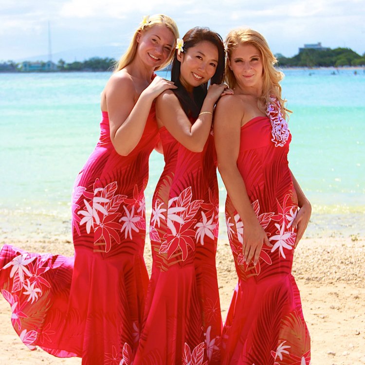 hawaiian style dresses