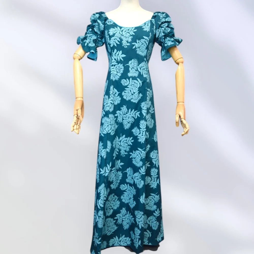 slim fit dress slacks Women's One Shoulder Hawaiian Dress