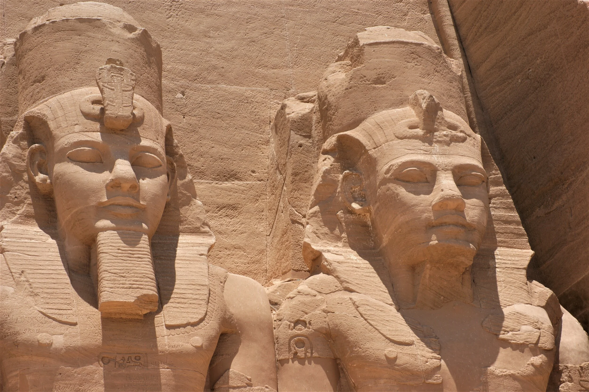 Lake Nasser, the twin temples of Ramesses II 