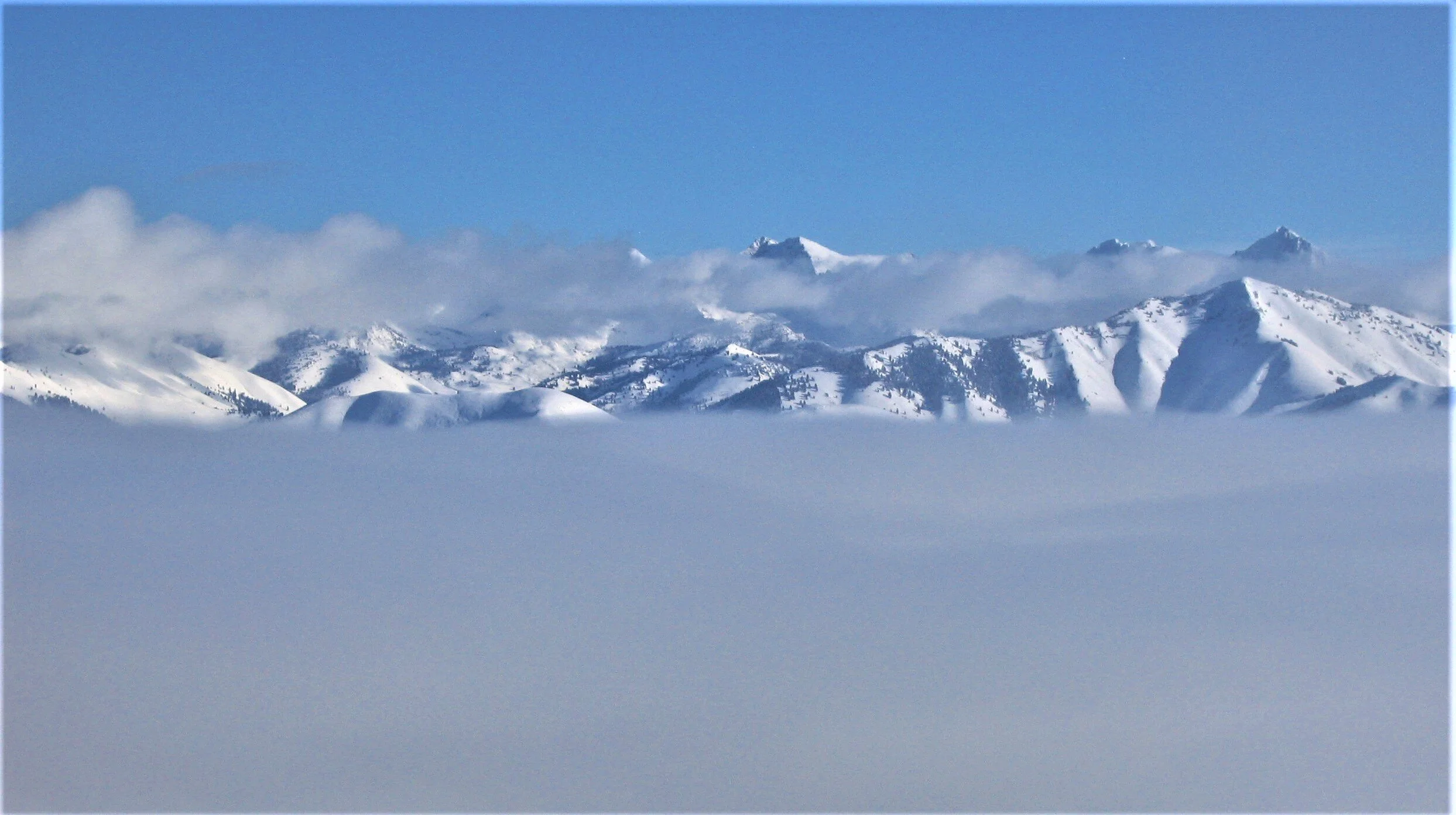 Above the Sawtooth Mountains
