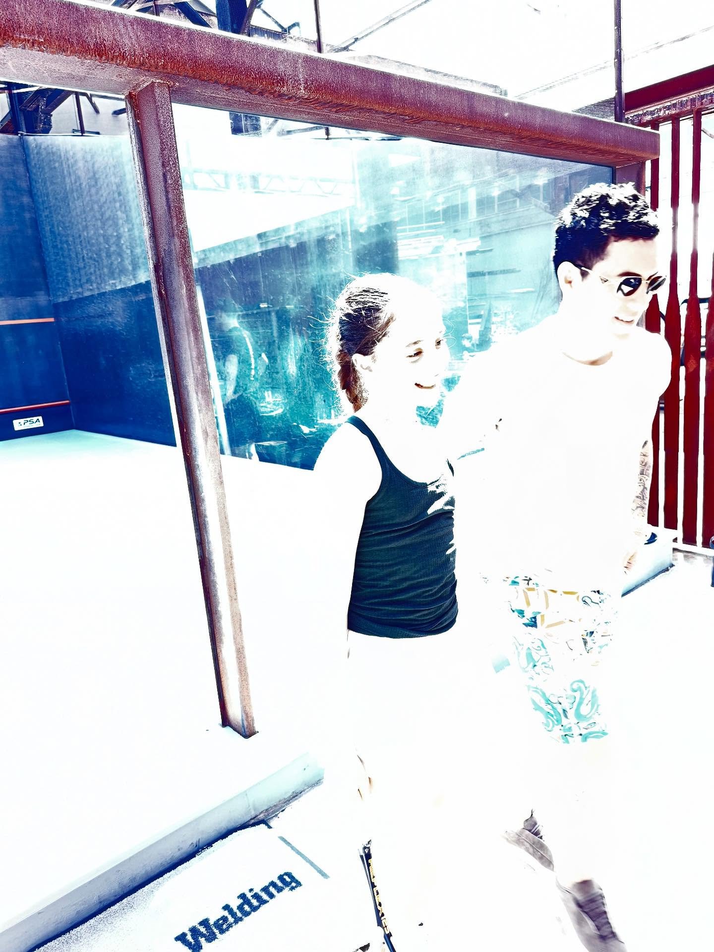 Summer squash in NYC is hot! @miguelsquash !

Katya played a great match in the first outdoor squash steel court women&rsquo;s PSA event. 

@psasquashtour 
@maspethwelding 
@nysquash