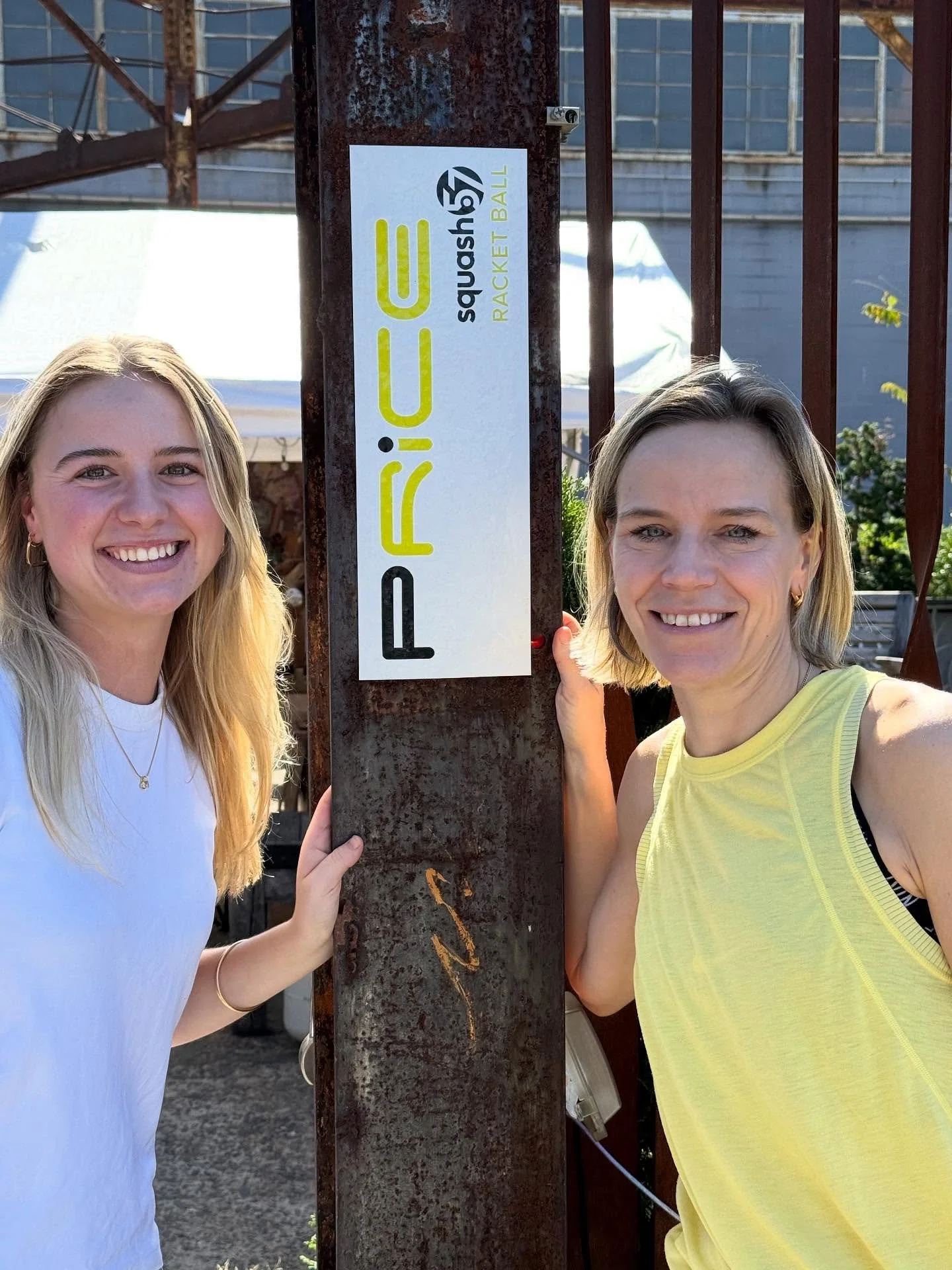 Thanks Louise and Frankie for coming out to the steel court and talking with us about balls, all kinds of balls for squash, tennis, handball, and so many variations and changes over the years. For generations @priceofbath has been pioneering and prod