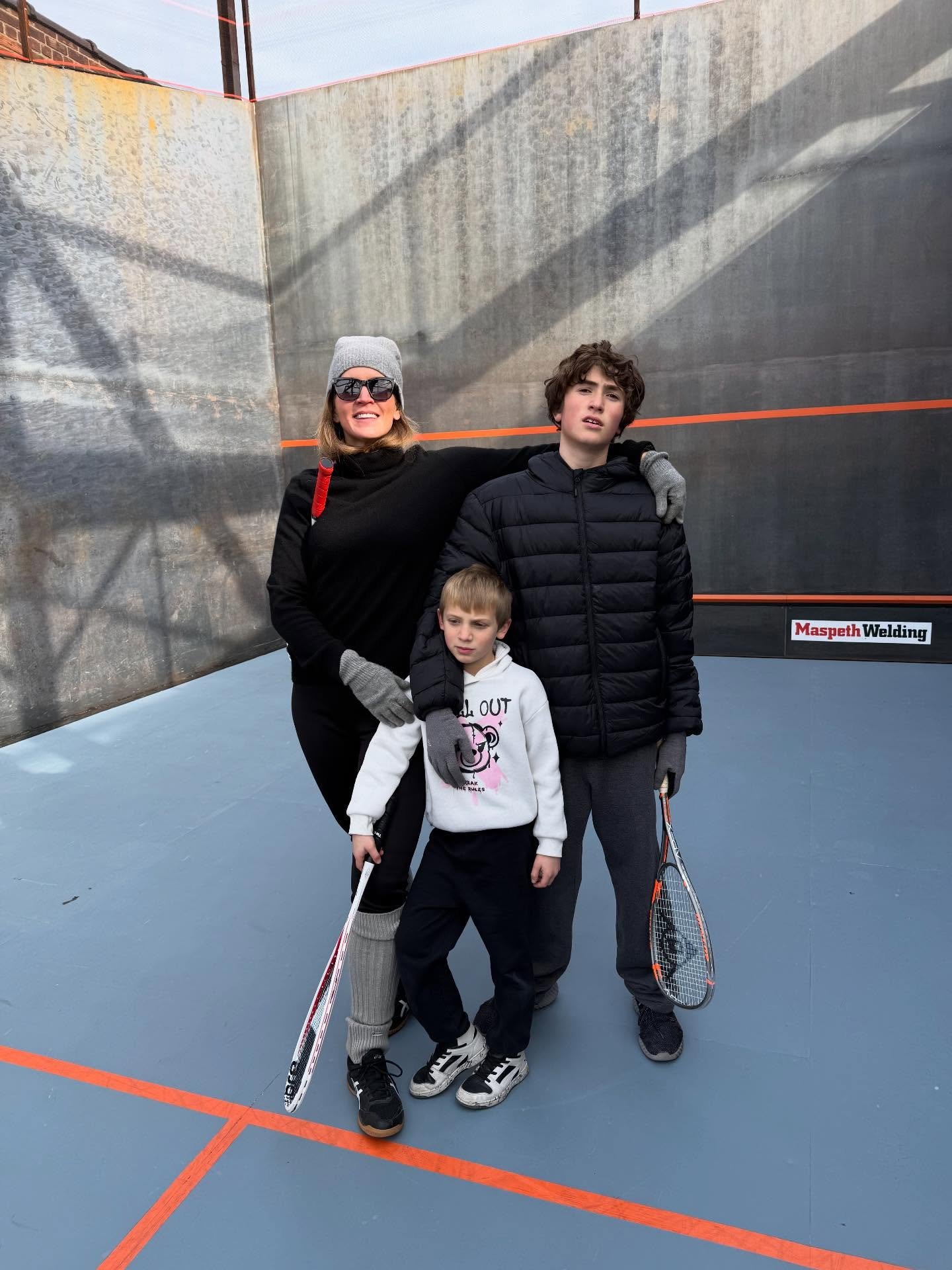 #squash is the glue

#wintersquash #pioneers 
Vaughn, Marty, and Rhett