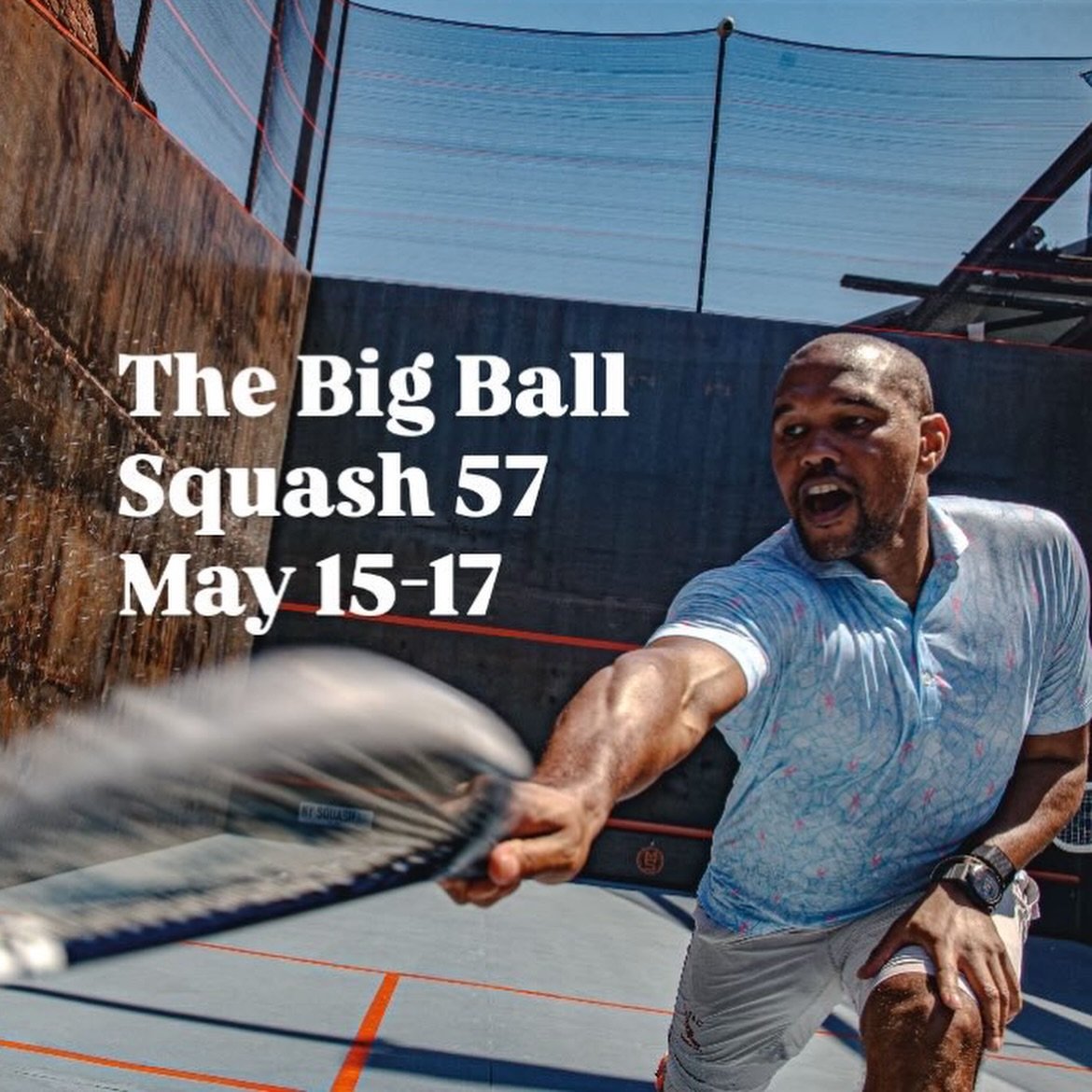 Tournament Setting - This is our second annual Big Ball at Maspeth Squash. Last year&rsquo;s event celebrated the outdoor spirit of handball, racquetball, and paddleball pros. 

Here&rsquo;s the story of the first Big Ball. https://maspethsquash.com/