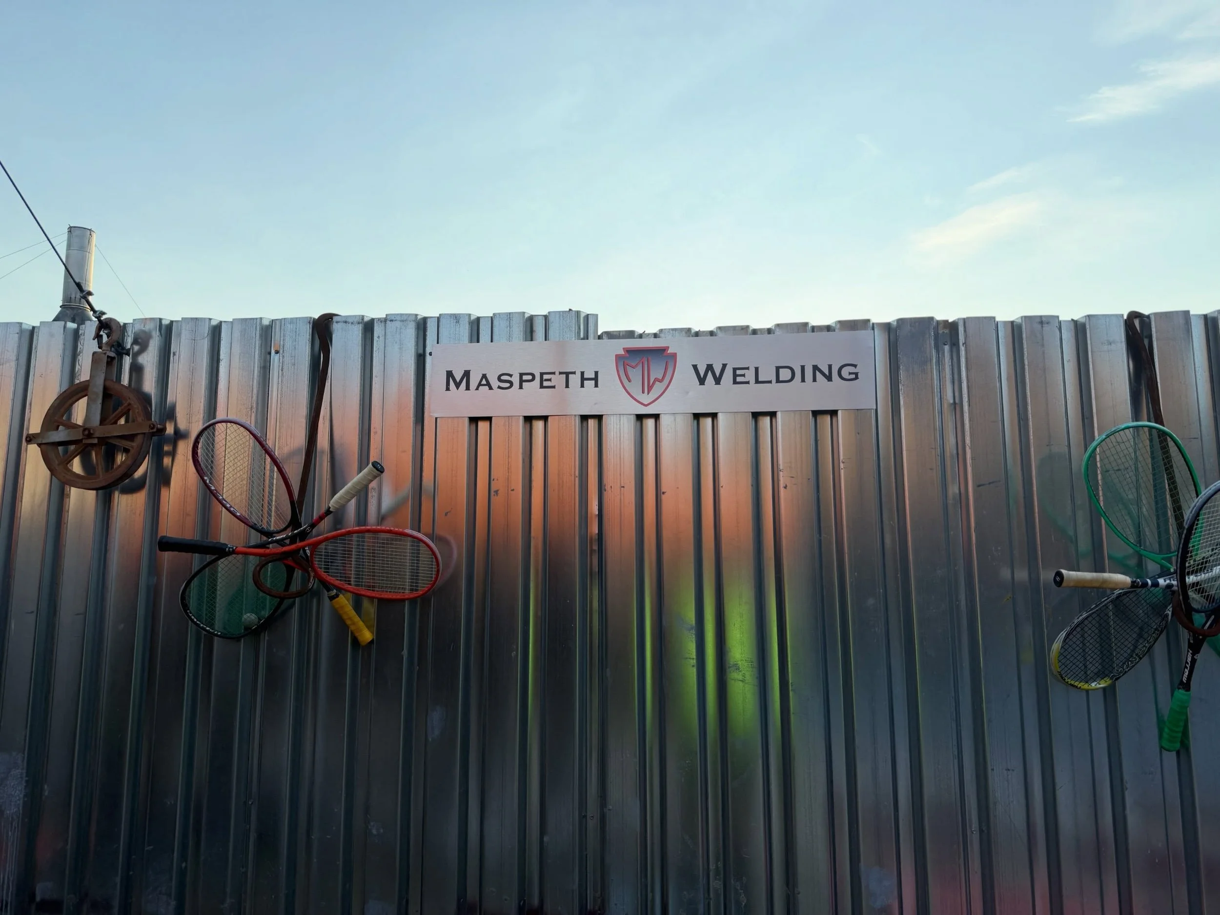 Repurpose, recreate. 
#squash #outdoorsquash #art #industry #community
