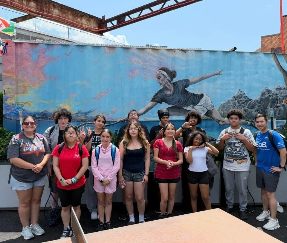 Thank you @squashbusters Providence for coming out to play #squash and visit @maspethwelding to learn a bit about construction, metals, welding, careers.