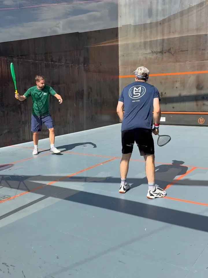Henry and Tristan play a tough semi final match in the NYC Summer Open at @maspeth.squash

It doesn&rsquo;t get much better than this. 

#squash