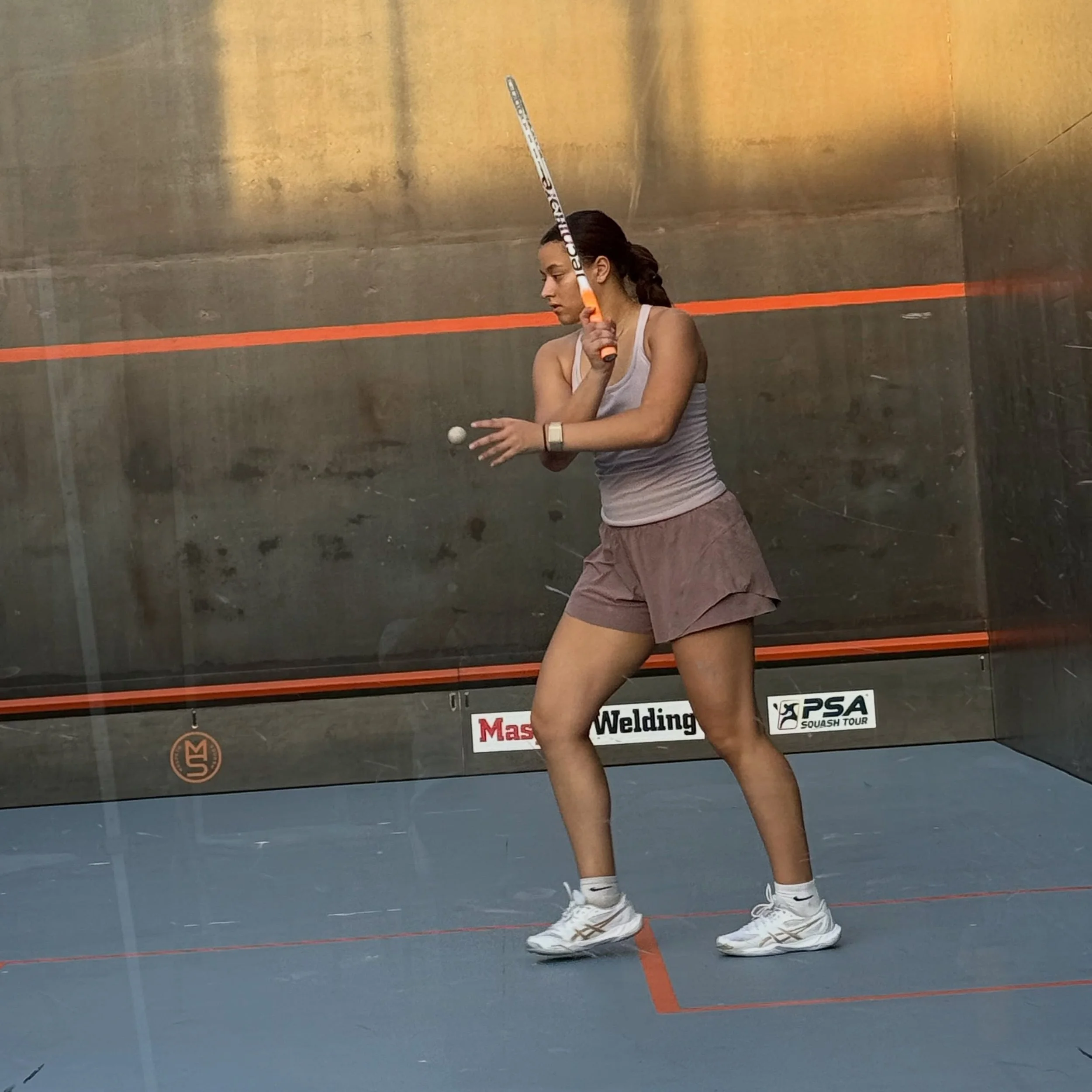 Jana Swaify and Amina El Rihaney 

@psasquashchallenger 
@psaplayers 
#squashisanolympicsport
