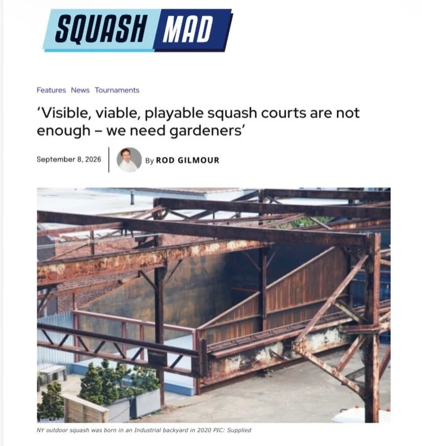 Yes. Our great sport needs parents, teachers, coaches, referees, and nurturing to grow. 

Every squash court needs a gardener, as reported in SquashMad.com

&ldquo;Visibility is almost everything. Now, accessibility is another story. We need more cou
