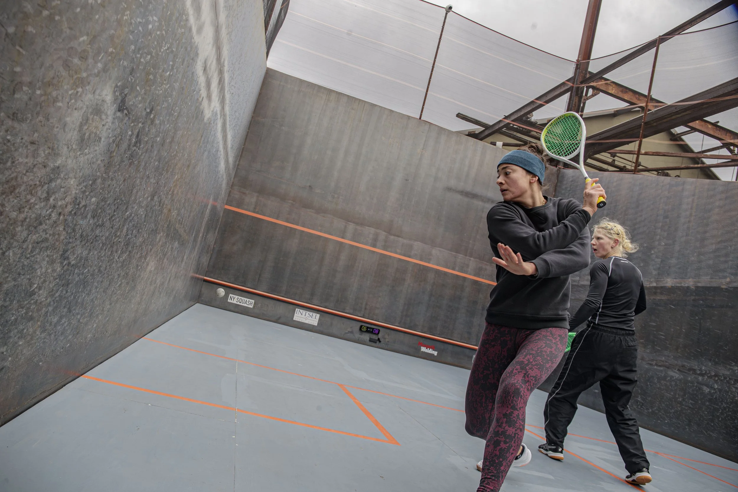 Nicole Buyan & Alina Bushma play their 2024 30k Intsel Steel Pro Invitational semifinal match at The Winter Open.