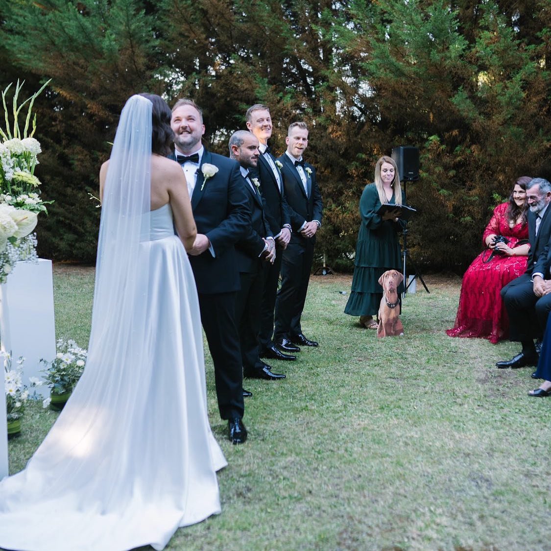 It&rsquo;s the unplanned, unscripted moments in a ceremony that I love most. By the look on @wazwazwaz_ &lsquo;s face, I was probably hanging shit on him about being a keen bean after he forgot to say his legal vows and launched straight into his own