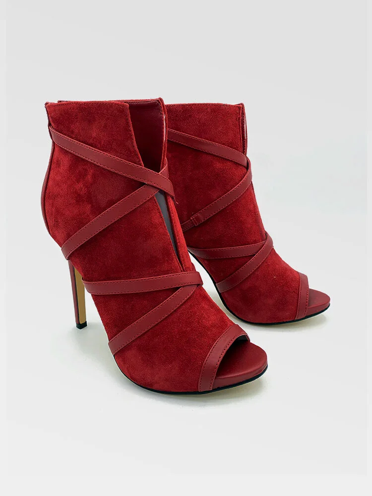 Ripley - BOTINES FOOTWEAR GWTANVIN3 DRE01 ROJO GUESS