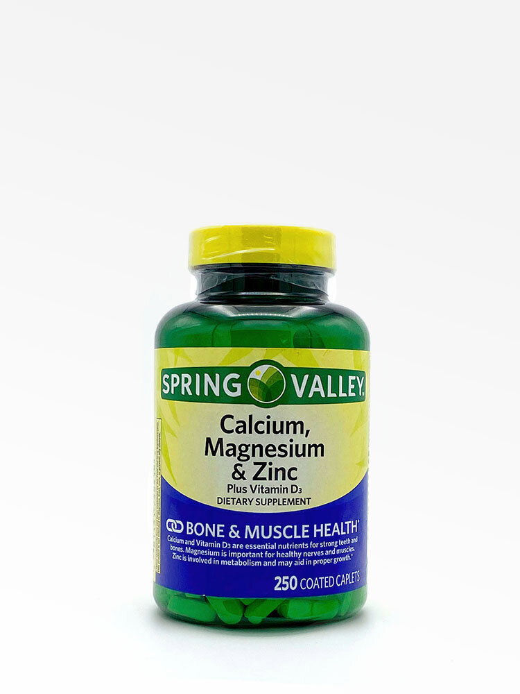 Spring Valley Calcio, Magnesio y Zinc + Vitamina D3